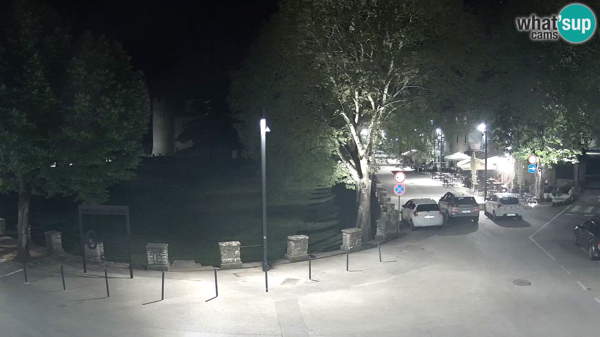 Live Svetvinčenat – Blick auf Schloss Morosini Grimani – Istrien – Kroatien