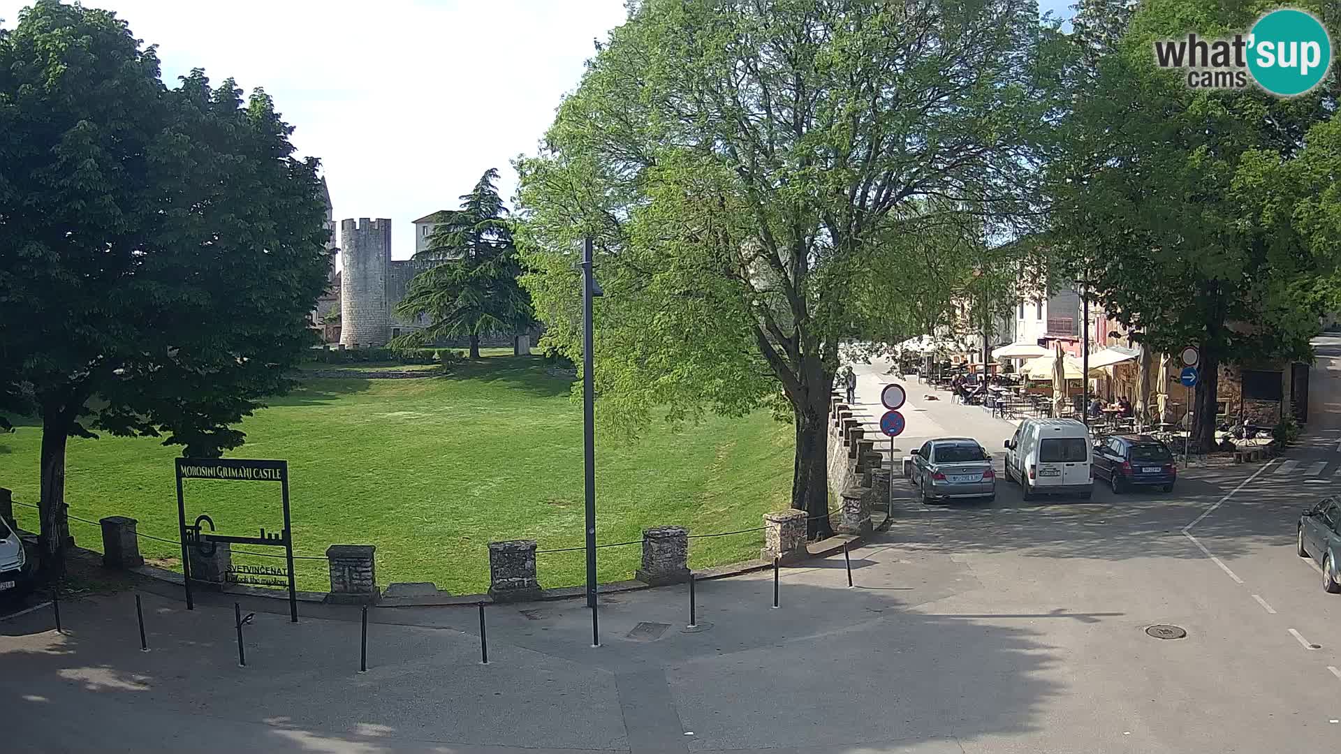 Live Svetvinčenat – Blick auf Schloss Morosini Grimani – Istrien – Kroatien