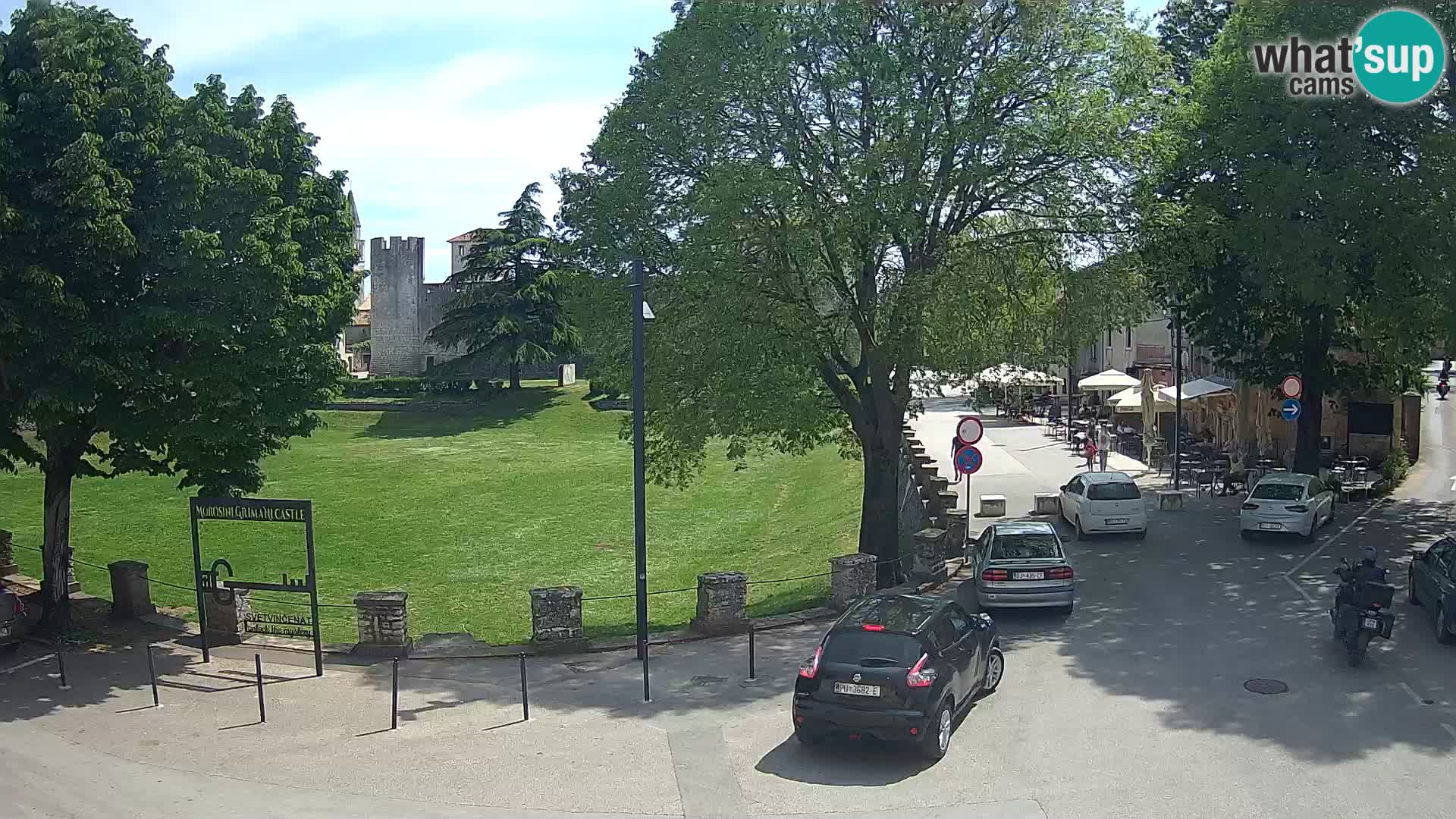 LIVE Svetvinčenat – vista al castillo Morosini Grimani – Istria – Croacia
