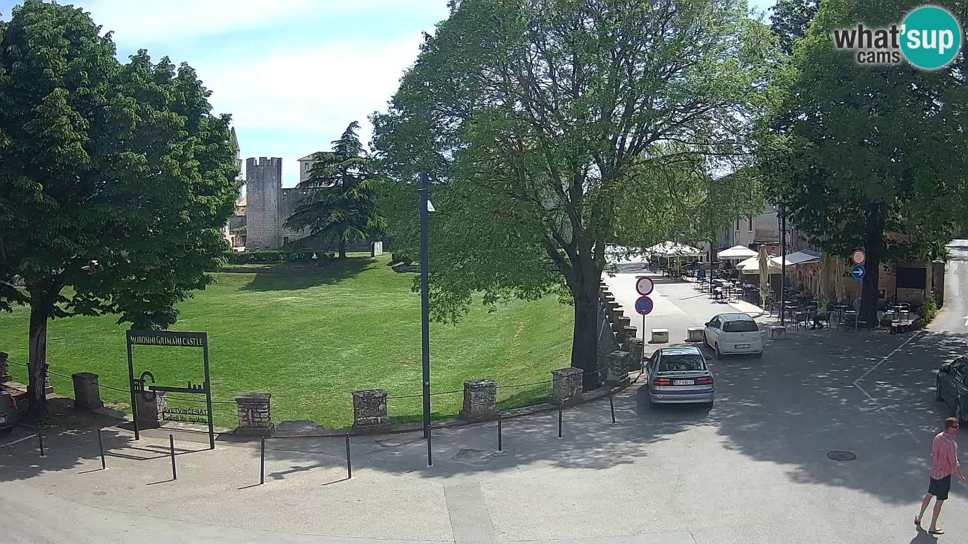 LIVE Svetvinčenat – vista al castillo Morosini Grimani – Istria – Croacia