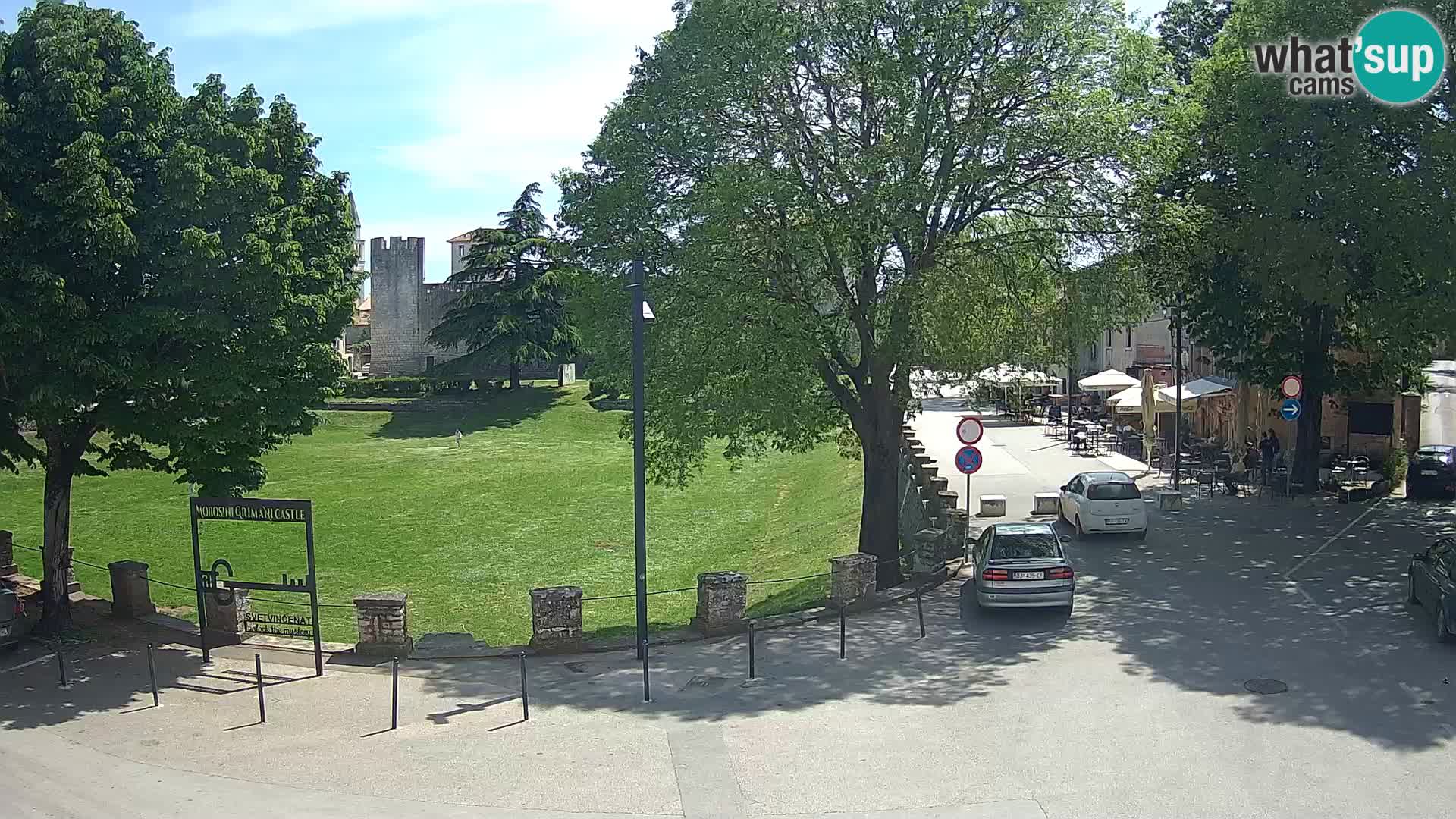 Live Svetvinčenat (Sanvincenti) – vista sul castello Morosini Grimani – Istria – Croazia