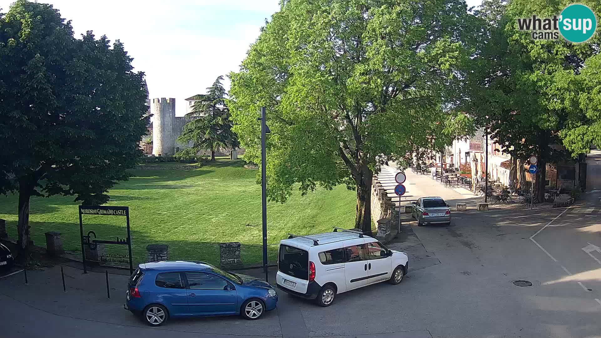LIVE Svetvinčenat – vista al castillo Morosini Grimani – Istria – Croacia