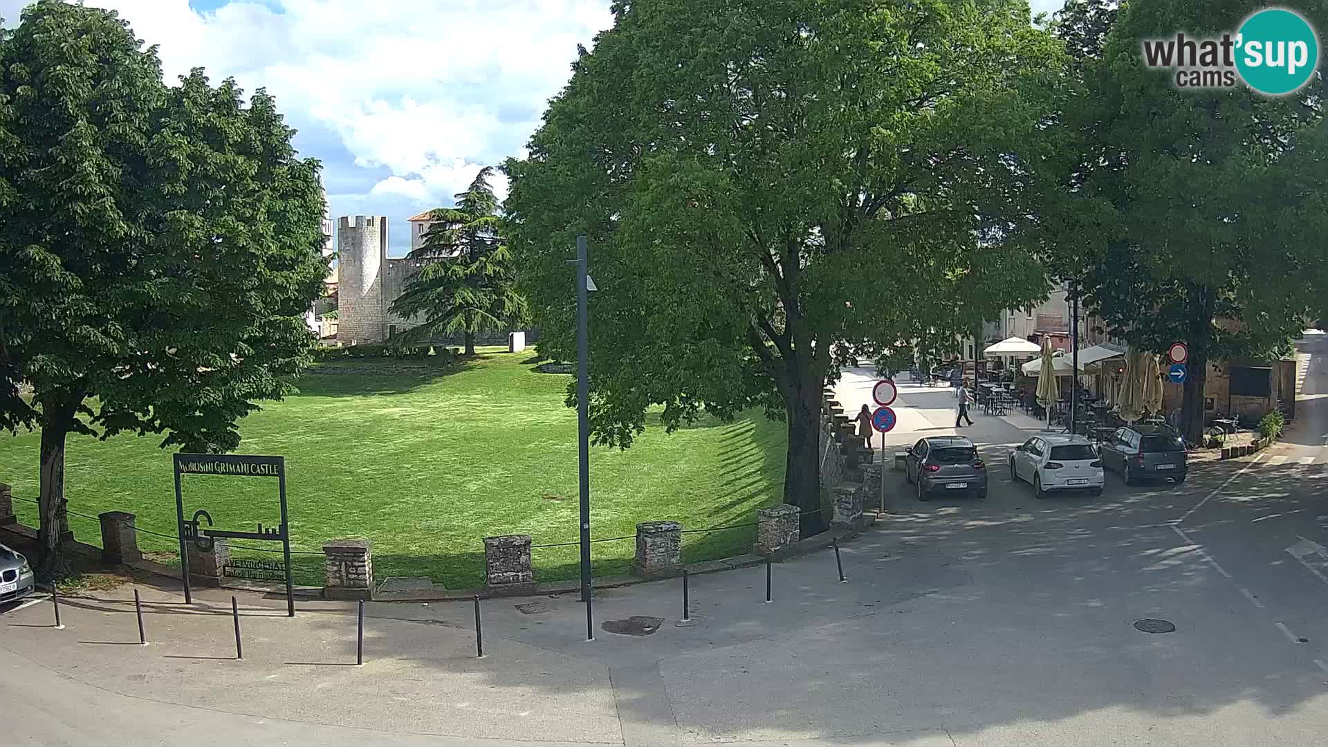 Live Svetvinčenat – vue sur le château Morosini Grimani – Istrie – Croatie