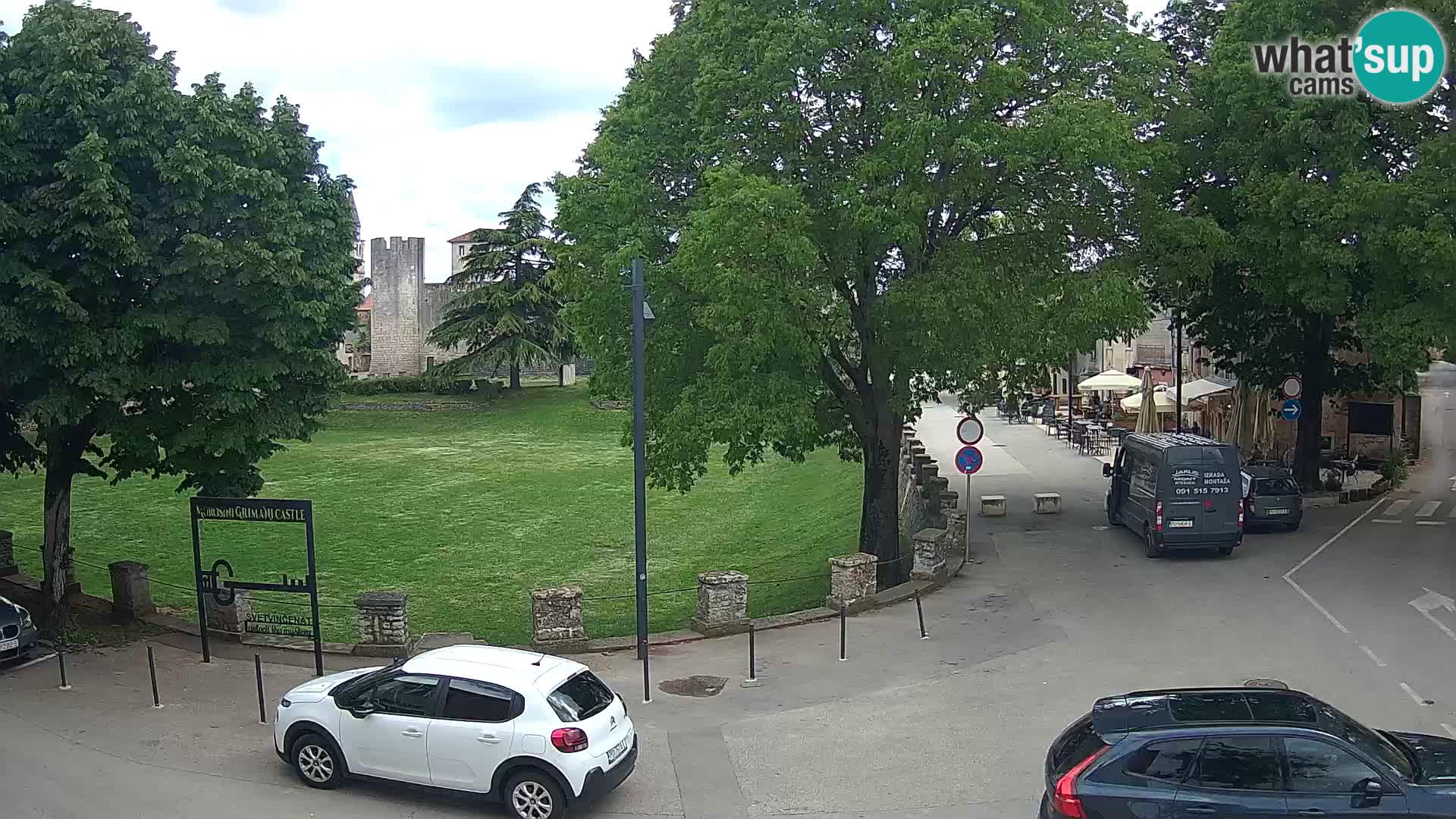 Live Svetvinčenat – view to Castle Morosini Grimani – Istria – Croatia