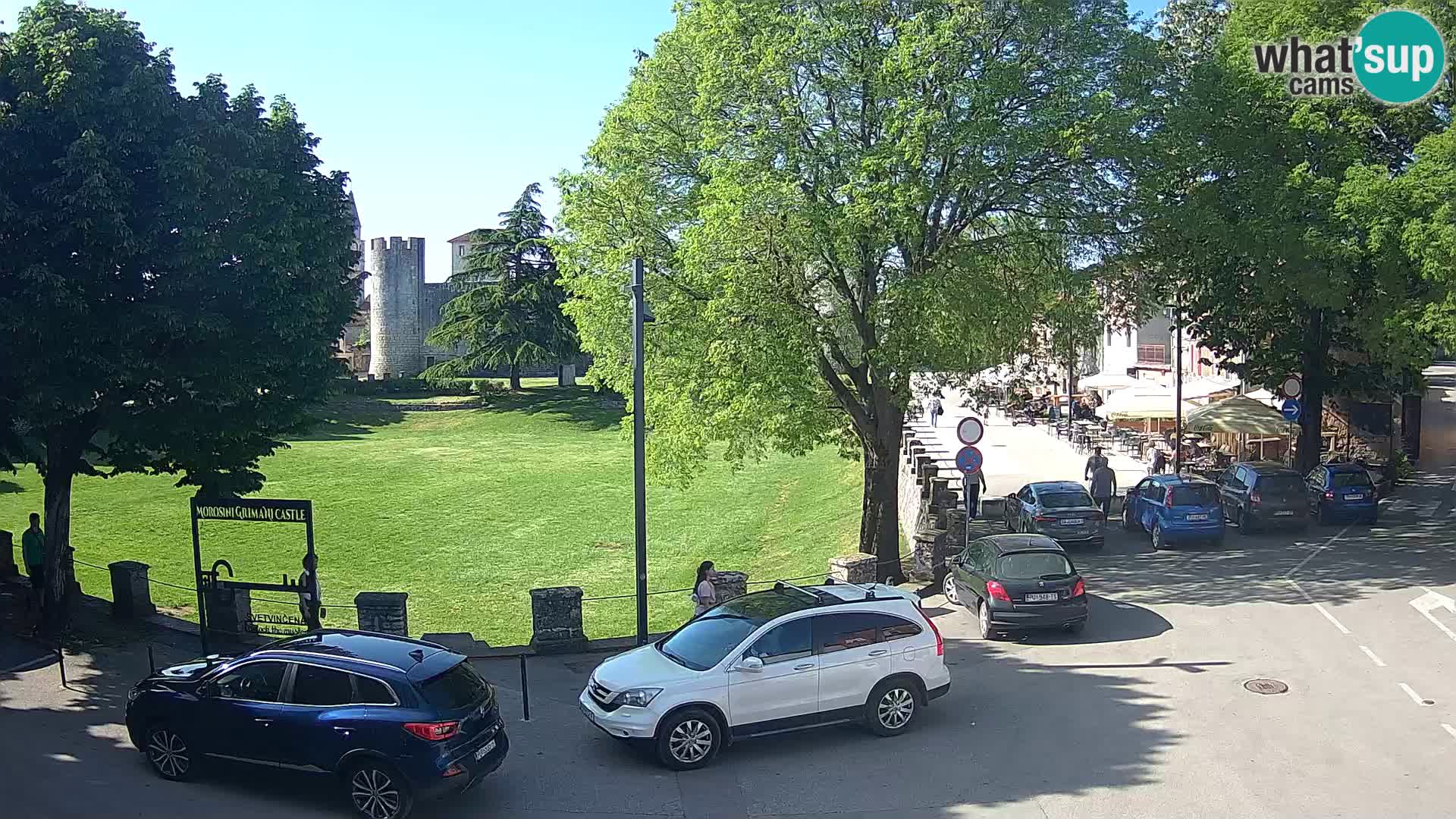 Uživo Svetvinčenat – pogled na dvorac Morosini Grimani – Istra