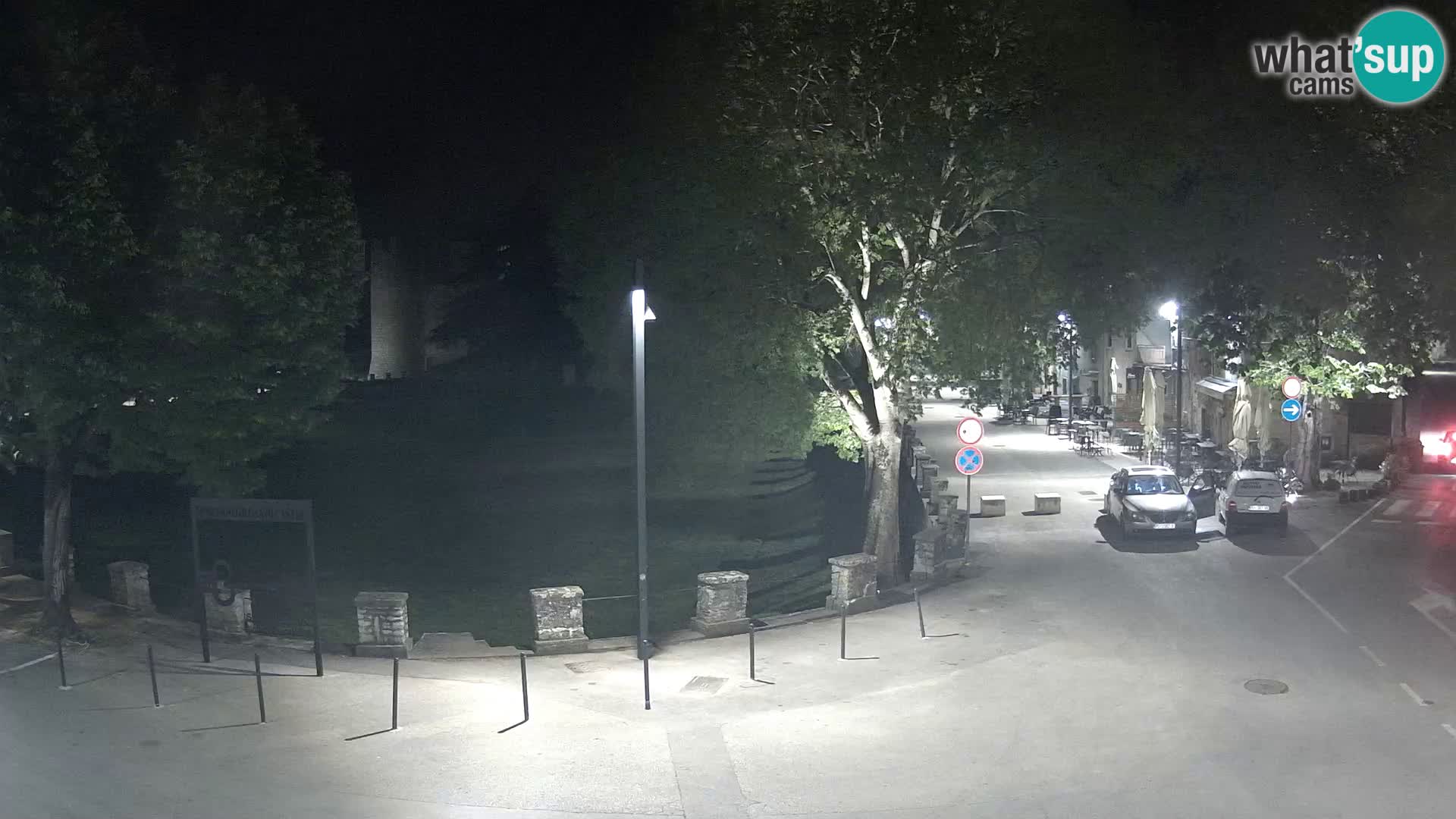 Live Svetvinčenat – Blick auf Schloss Morosini Grimani – Istrien – Kroatien