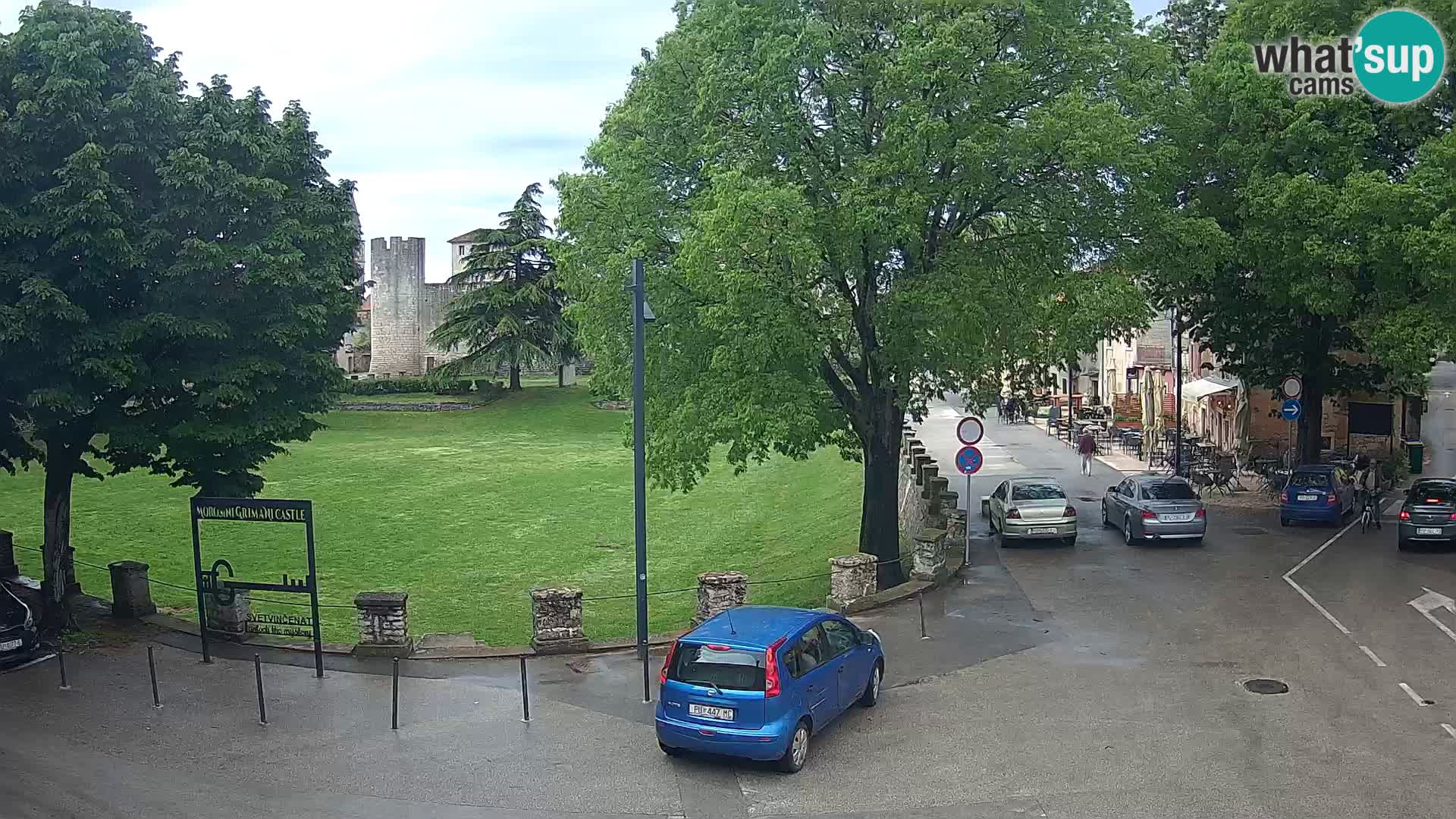 LIVE Svetvinčenat – vista al castillo Morosini Grimani – Istria – Croacia