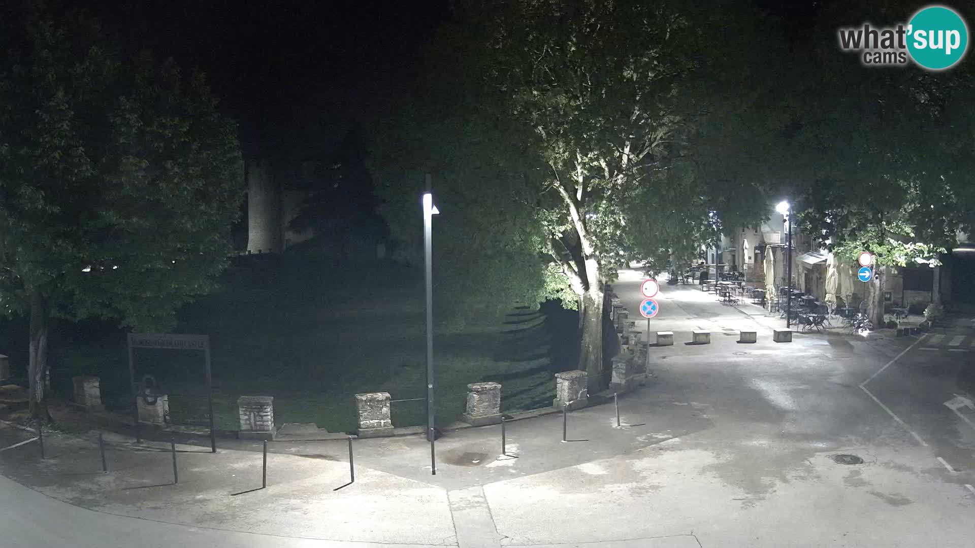 Live Svetvinčenat (Sanvincenti) – vista sul castello Morosini Grimani – Istria – Croazia