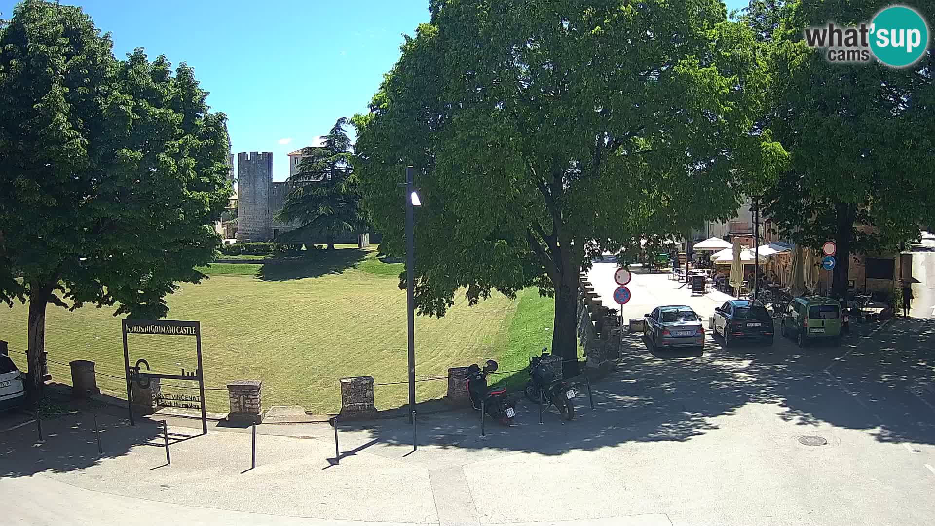 LIVE Svetvinčenat – vista al castillo Morosini Grimani – Istria – Croacia