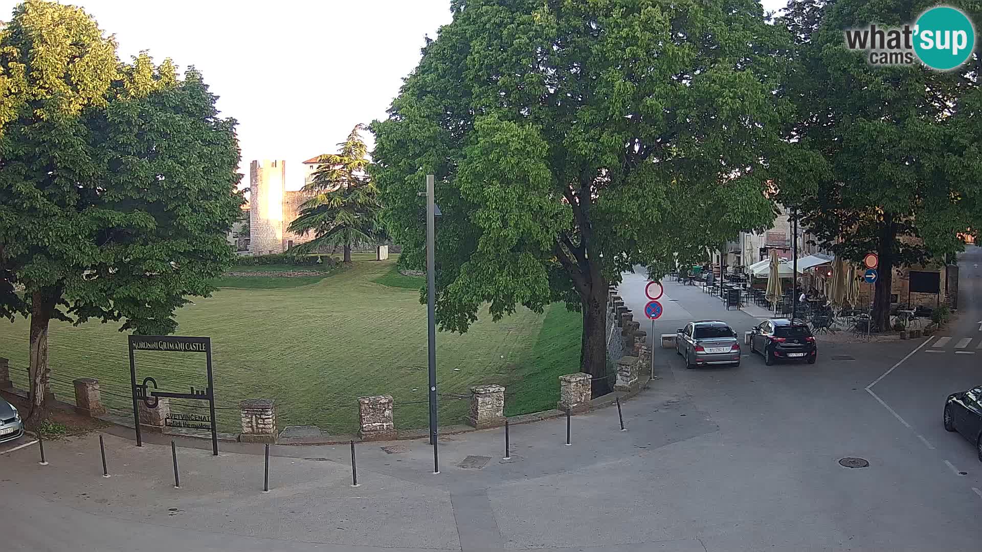 Live Svetvinčenat (Sanvincenti) – vista sul castello Morosini Grimani – Istria – Croazia