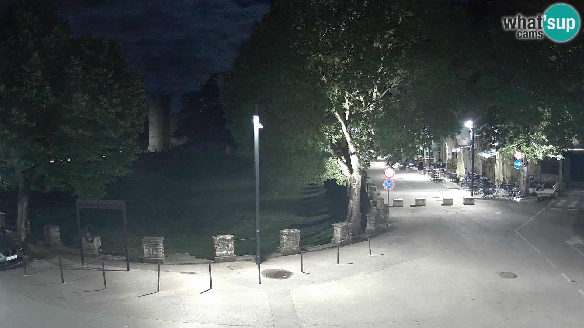 LIVE Svetvinčenat – vista al castillo Morosini Grimani – Istria – Croacia