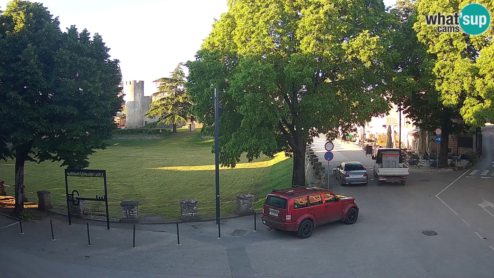 LIVE Svetvinčenat – vista al castillo Morosini Grimani – Istria – Croacia