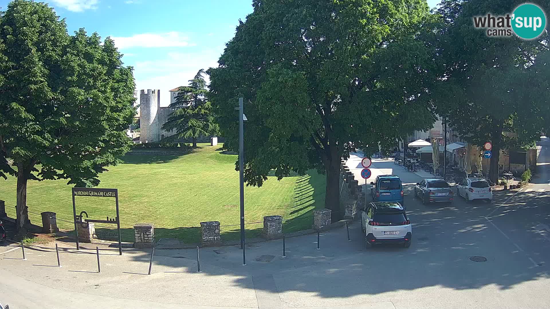 Live Svetvinčenat – vue sur le château Morosini Grimani – Istrie – Croatie