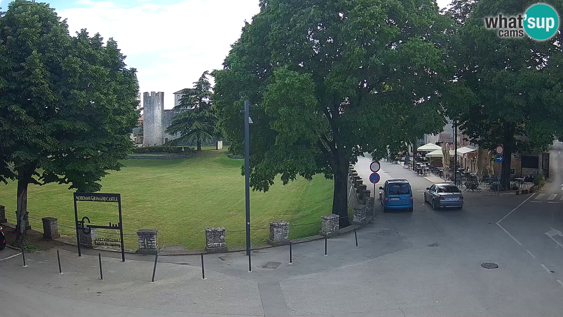 Live Svetvinčenat – vue sur le château Morosini Grimani – Istrie – Croatie