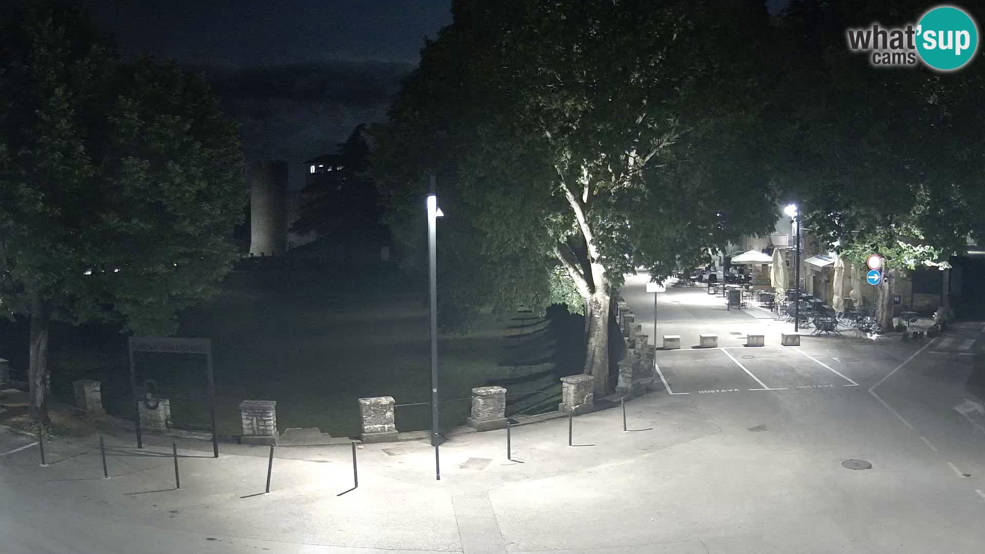 Live Svetvinčenat (Sanvincenti) – vista sul castello Morosini Grimani – Istria – Croazia