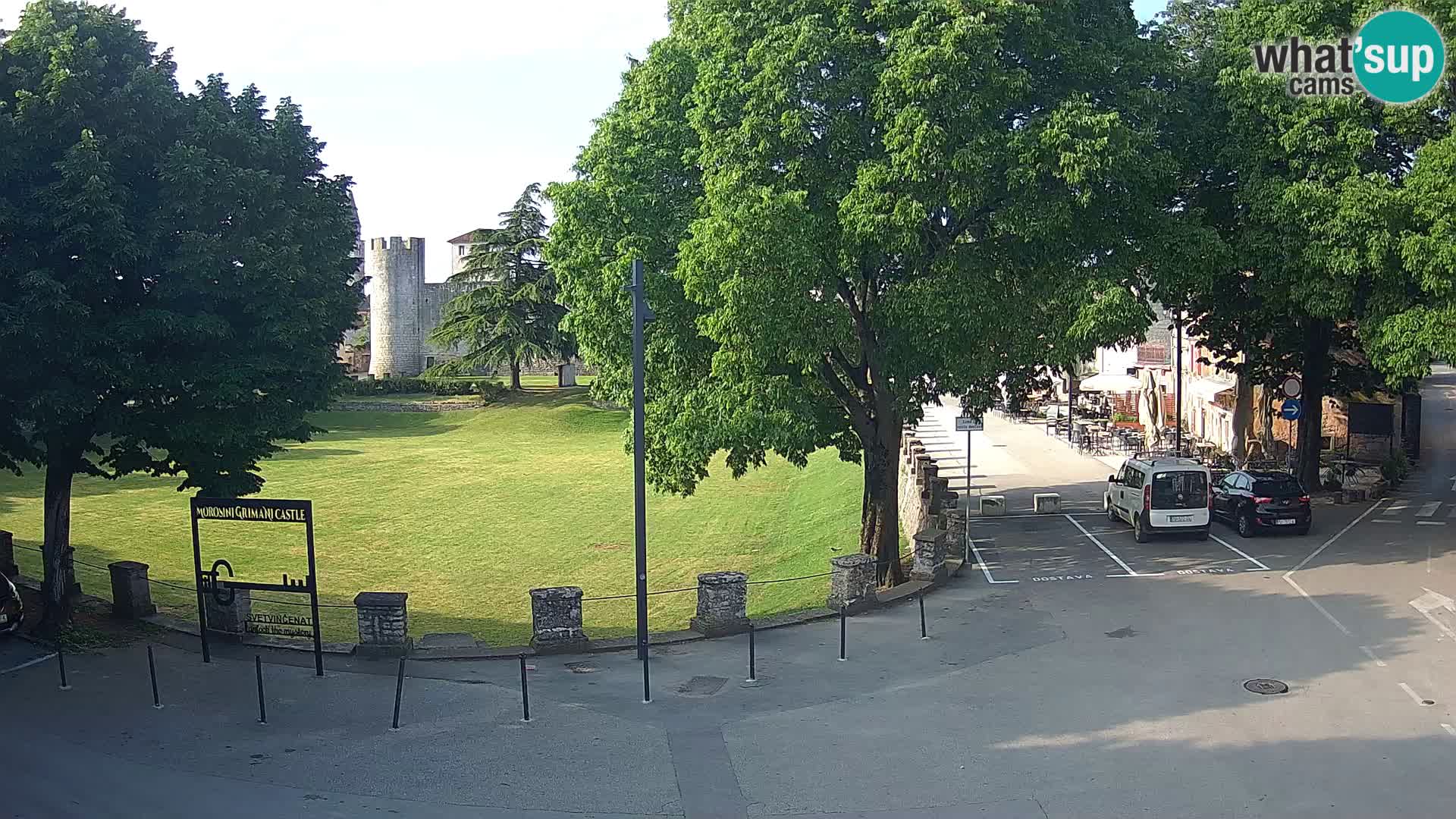 Live Svetvinčenat – view to Castle Morosini Grimani – Istria – Croatia