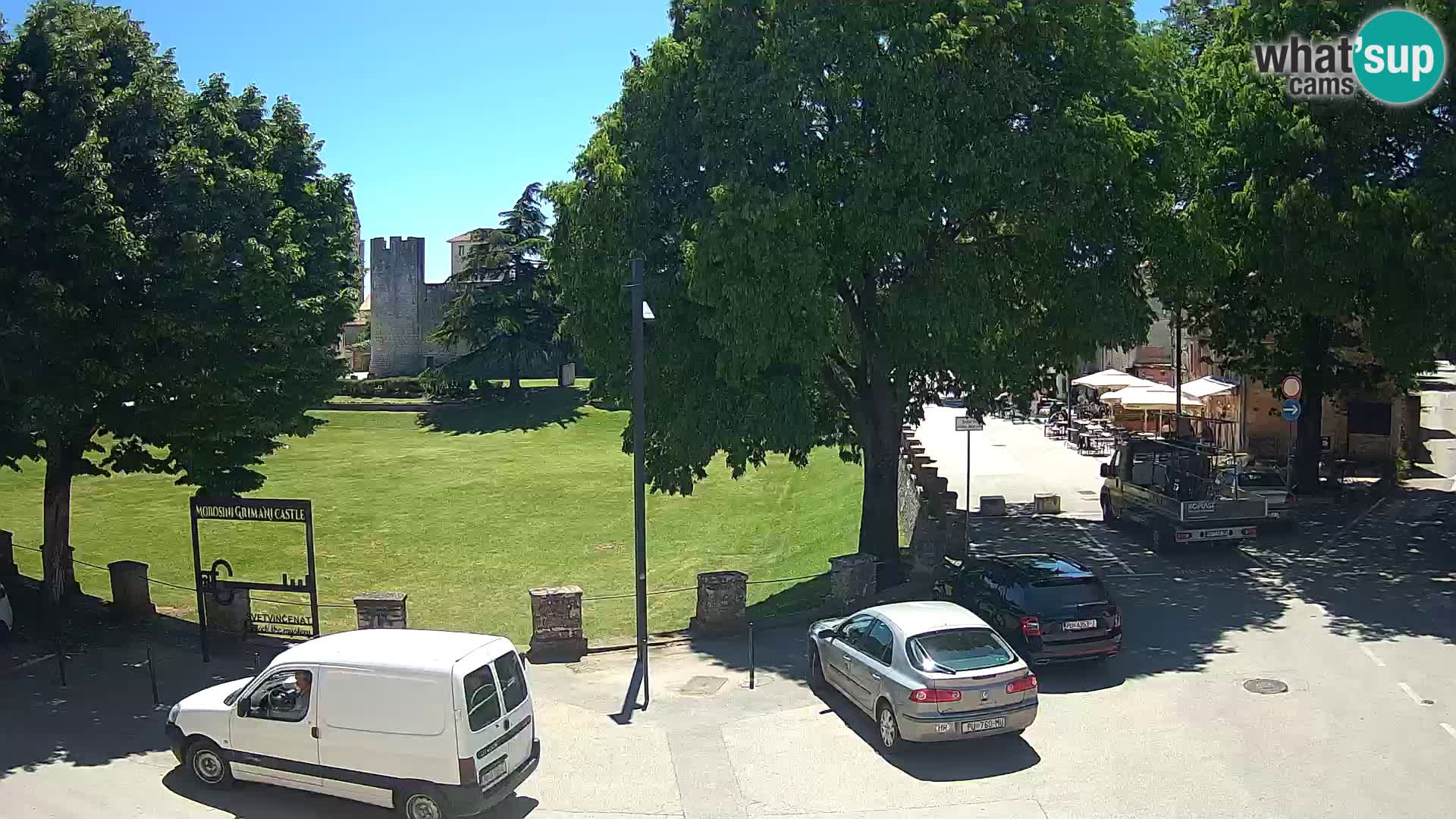 Live Svetvinčenat – view to Castle Morosini Grimani – Istria – Croatia