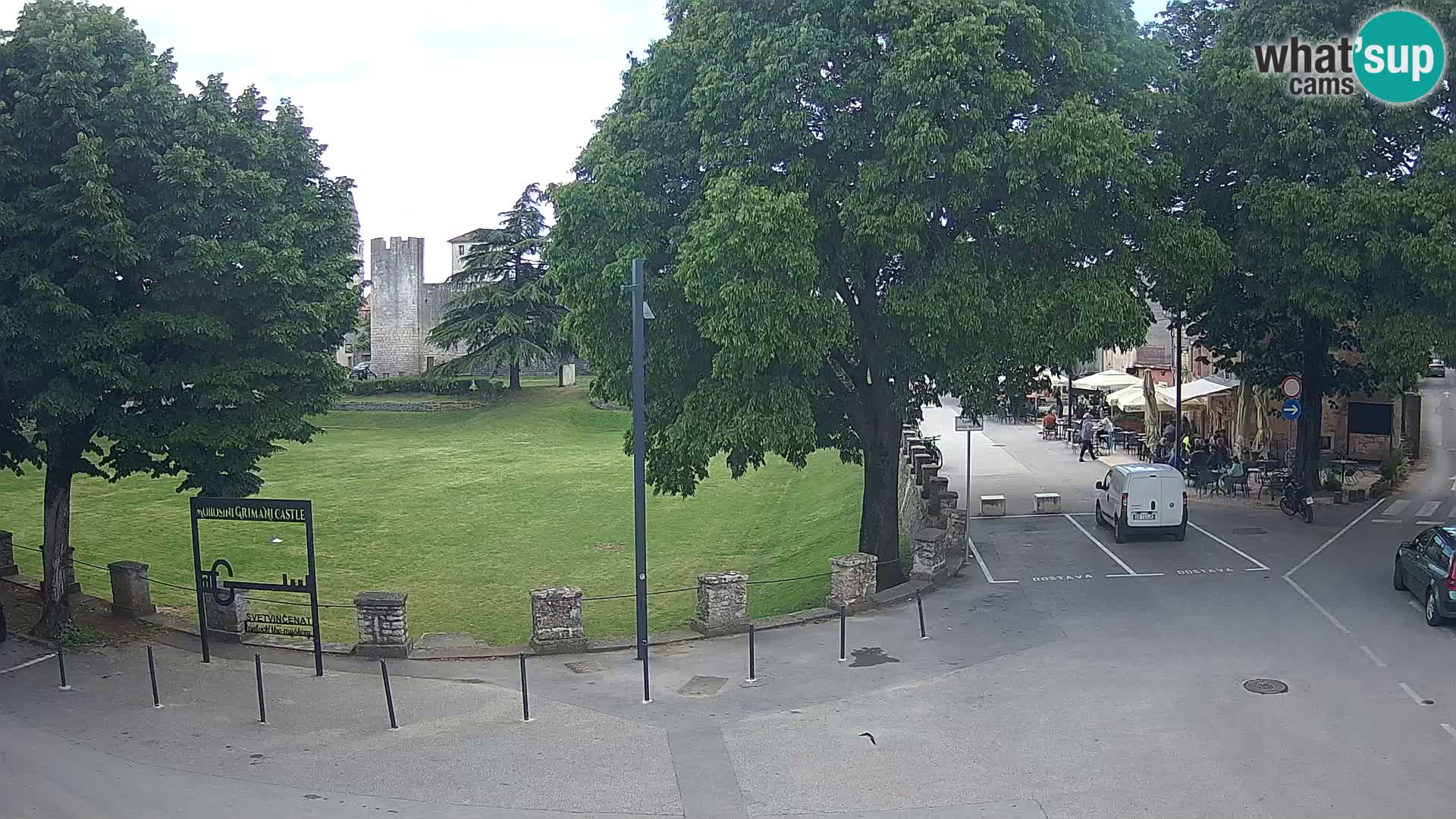 Live Svetvinčenat – view to Castle Morosini Grimani – Istria – Croatia