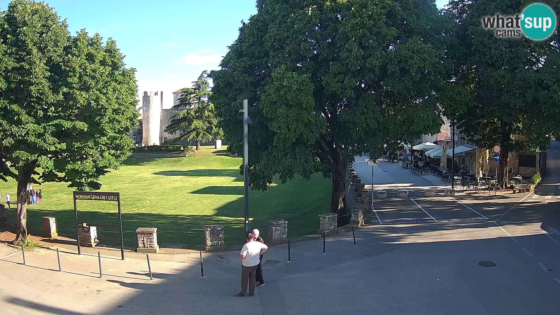 Live Svetvinčenat – Blick auf Schloss Morosini Grimani – Istrien – Kroatien