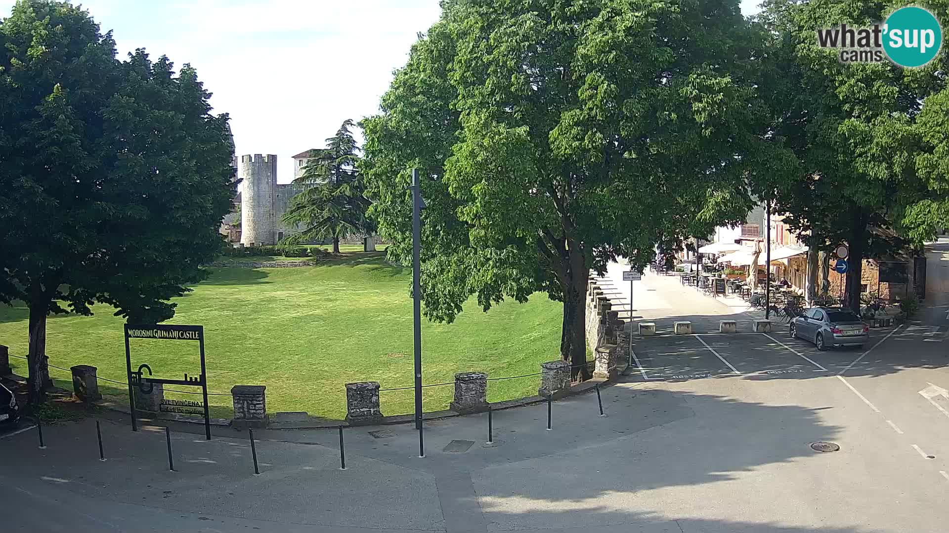 Live Svetvinčenat (Sanvincenti) – vista sul castello Morosini Grimani – Istria – Croazia