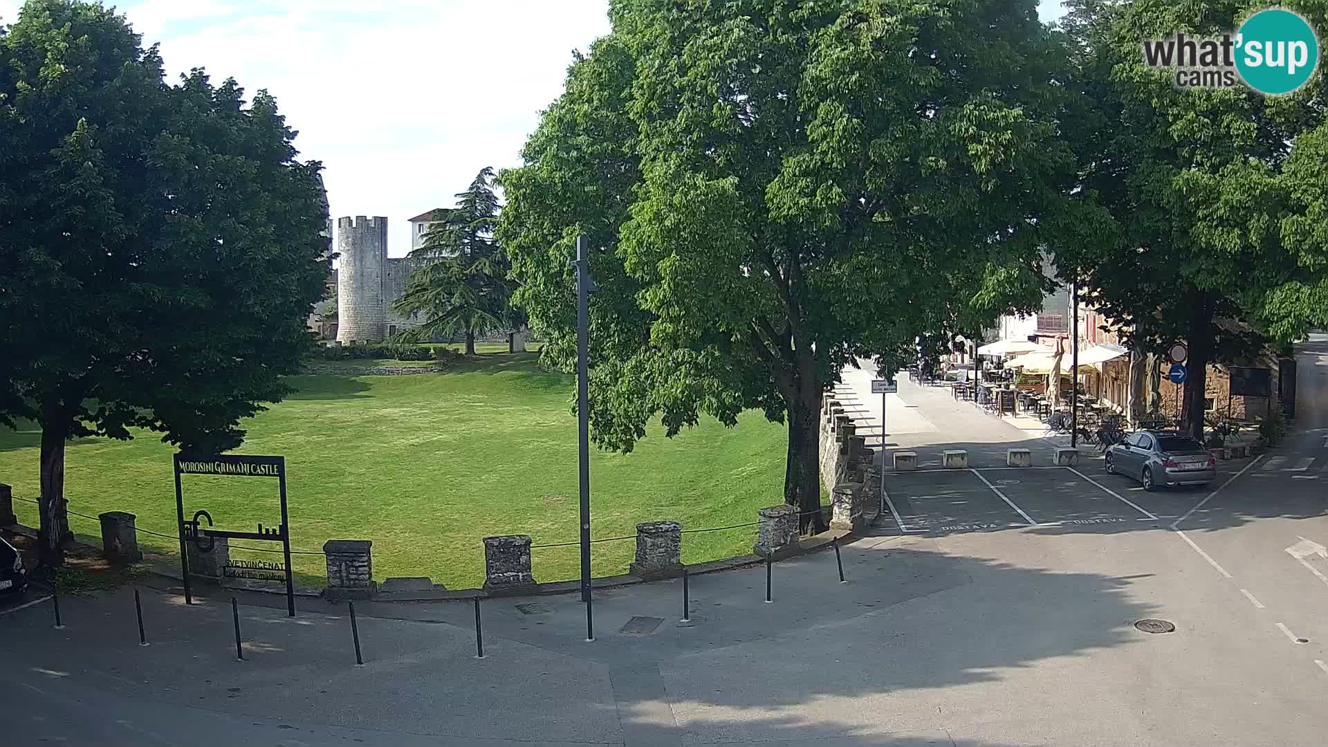 Uživo Svetvinčenat – pogled na dvorac Morosini Grimani – Istra