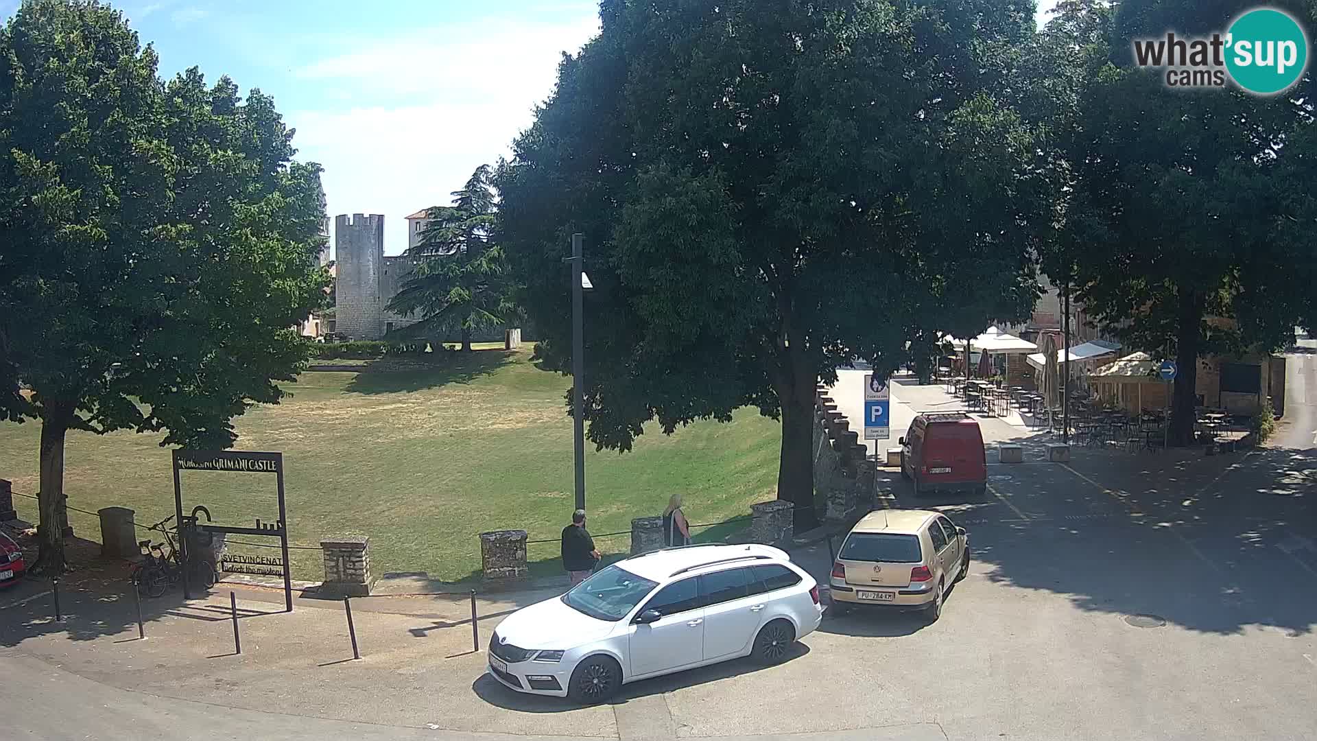 LIVE Svetvinčenat – vista al castillo Morosini Grimani – Istria – Croacia