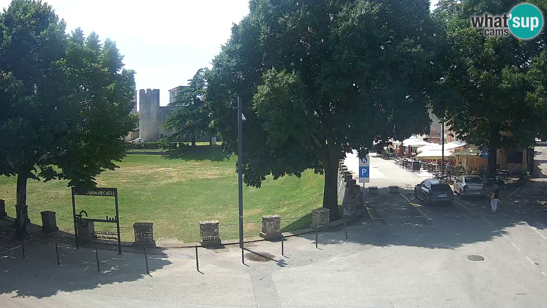 Live Svetvinčenat – Blick auf Schloss Morosini Grimani – Istrien – Kroatien