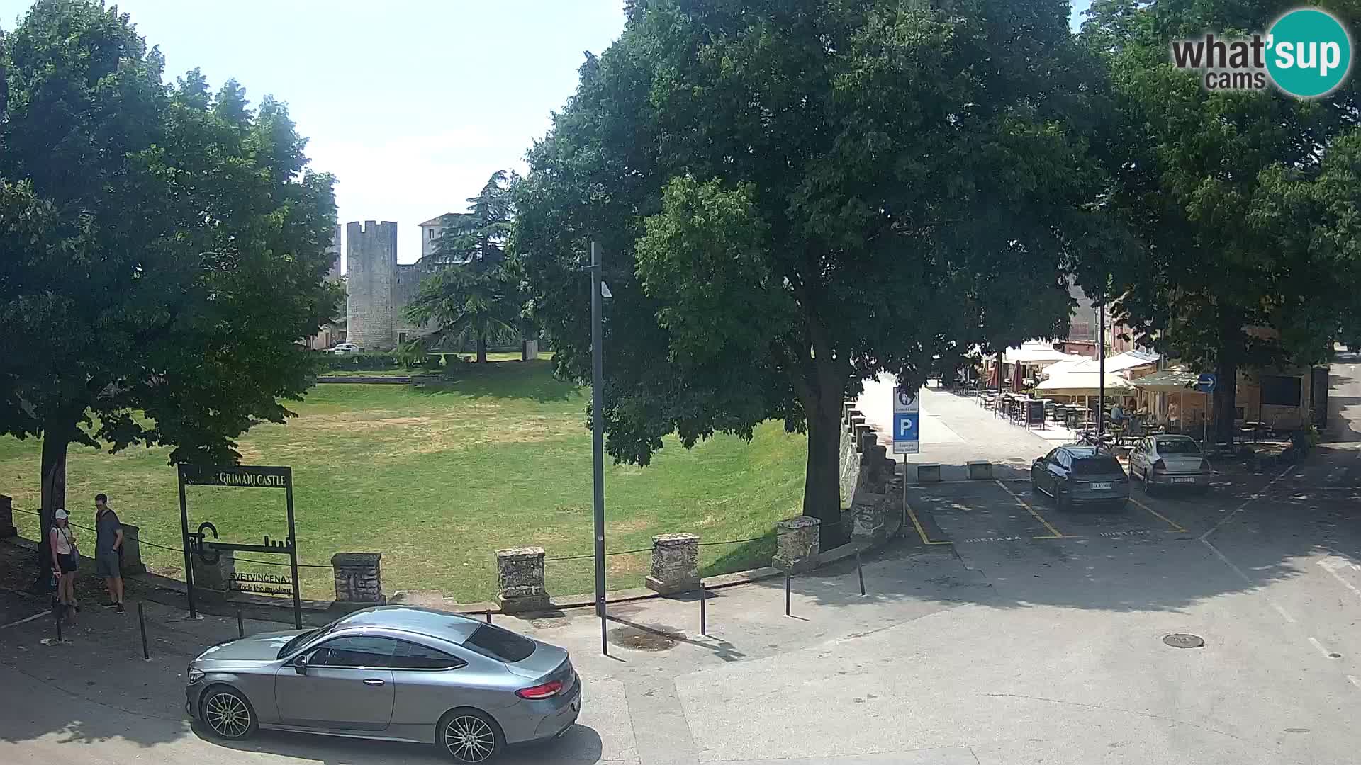 LIVE Svetvinčenat – vista al castillo Morosini Grimani – Istria – Croacia