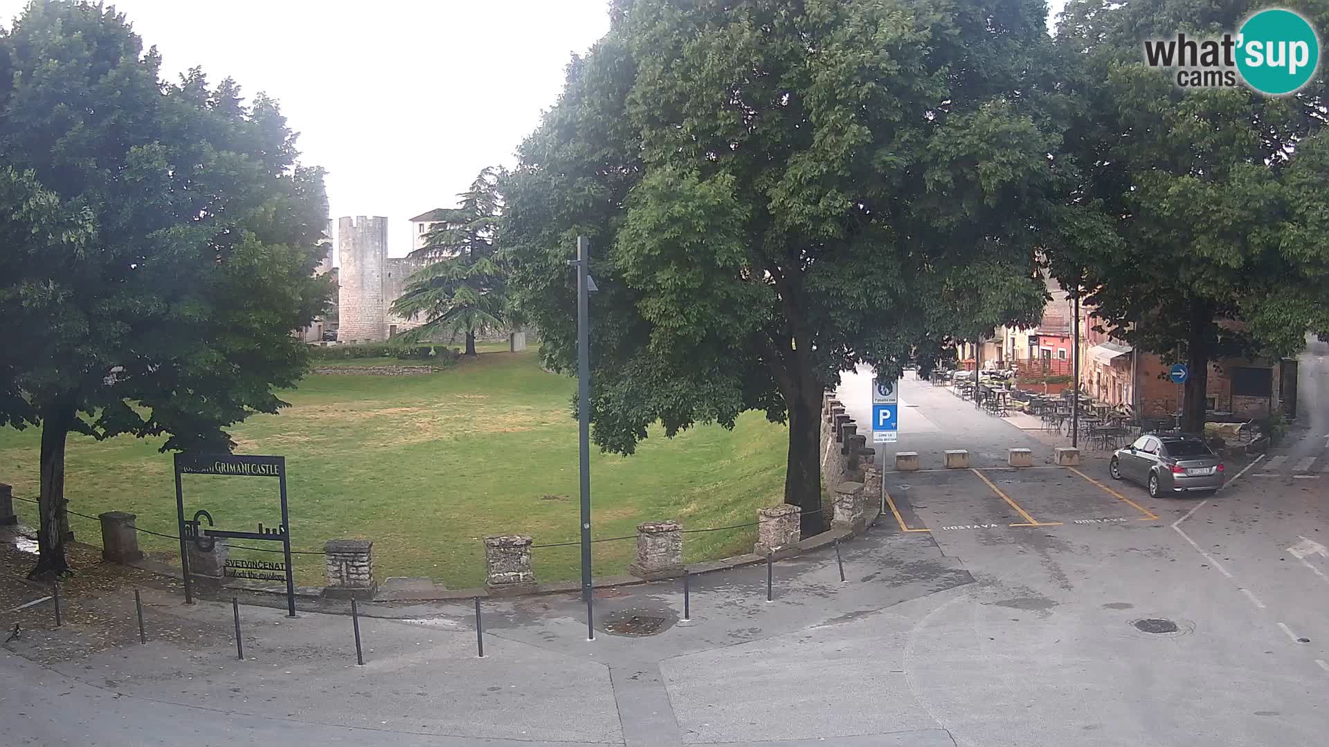 LIVE Svetvinčenat – vista al castillo Morosini Grimani – Istria – Croacia