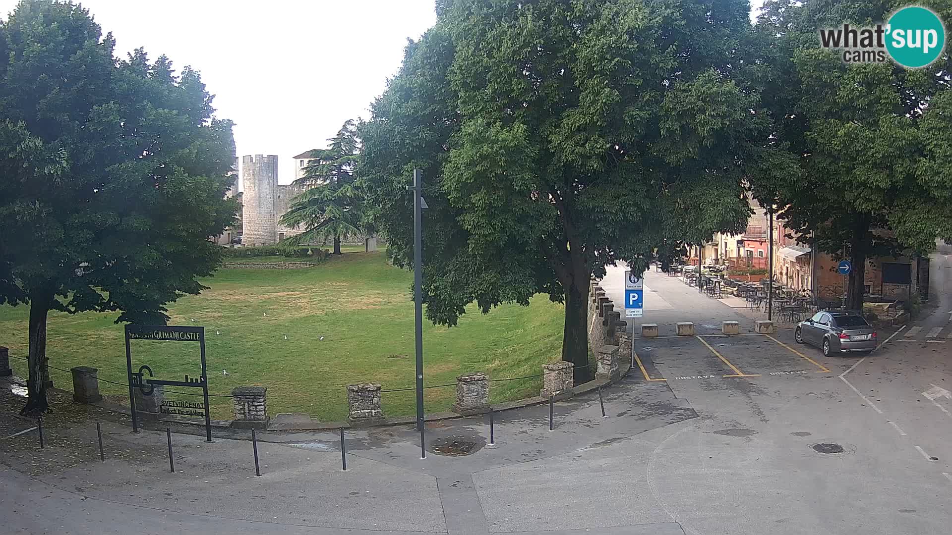 LIVE Svetvinčenat – vista al castillo Morosini Grimani – Istria – Croacia