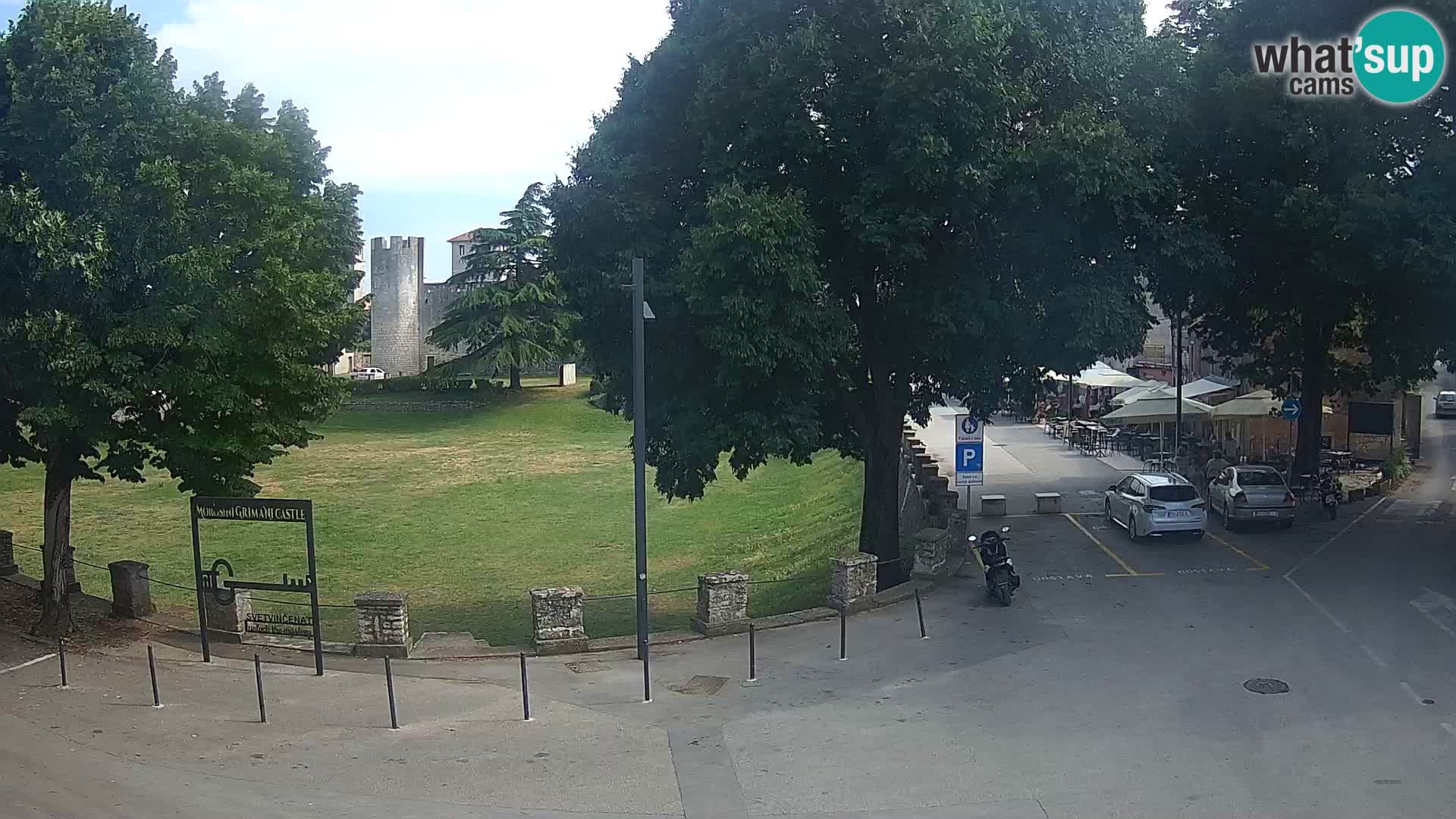 LIVE Svetvinčenat – vista al castillo Morosini Grimani – Istria – Croacia