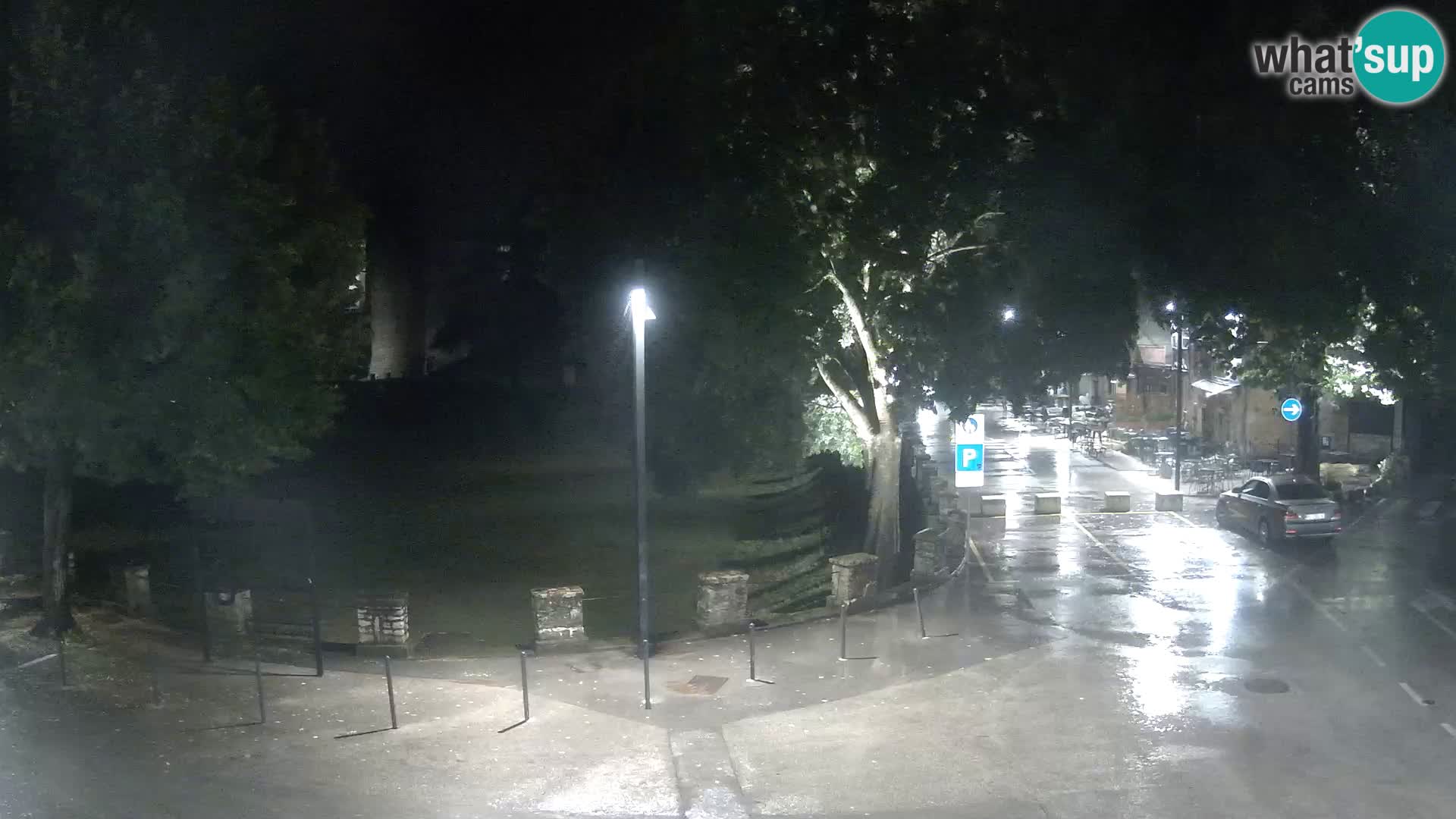 Uživo Svetvinčenat – pogled na dvorac Morosini Grimani – Istra