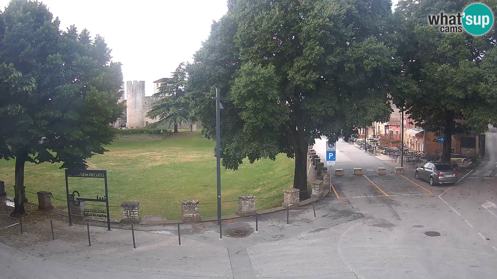 Live Svetvinčenat – view to Castle Morosini Grimani – Istria – Croatia