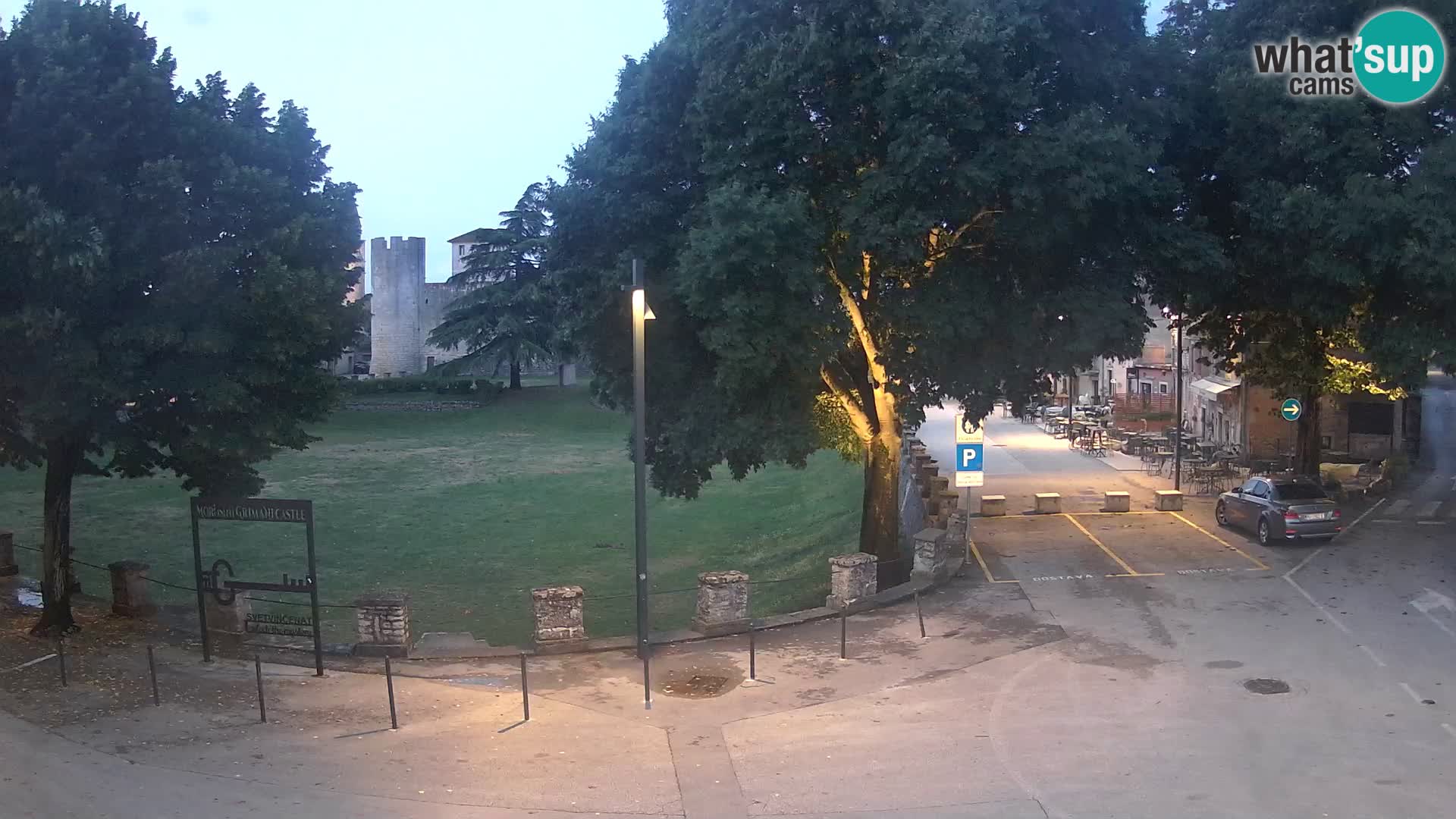 LIVE Svetvinčenat – vista al castillo Morosini Grimani – Istria – Croacia