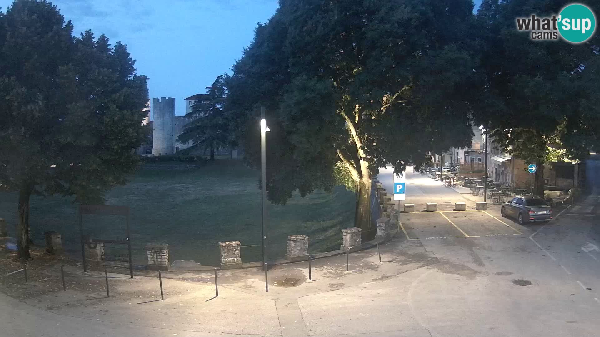 LIVE Svetvinčenat – vista al castillo Morosini Grimani – Istria – Croacia