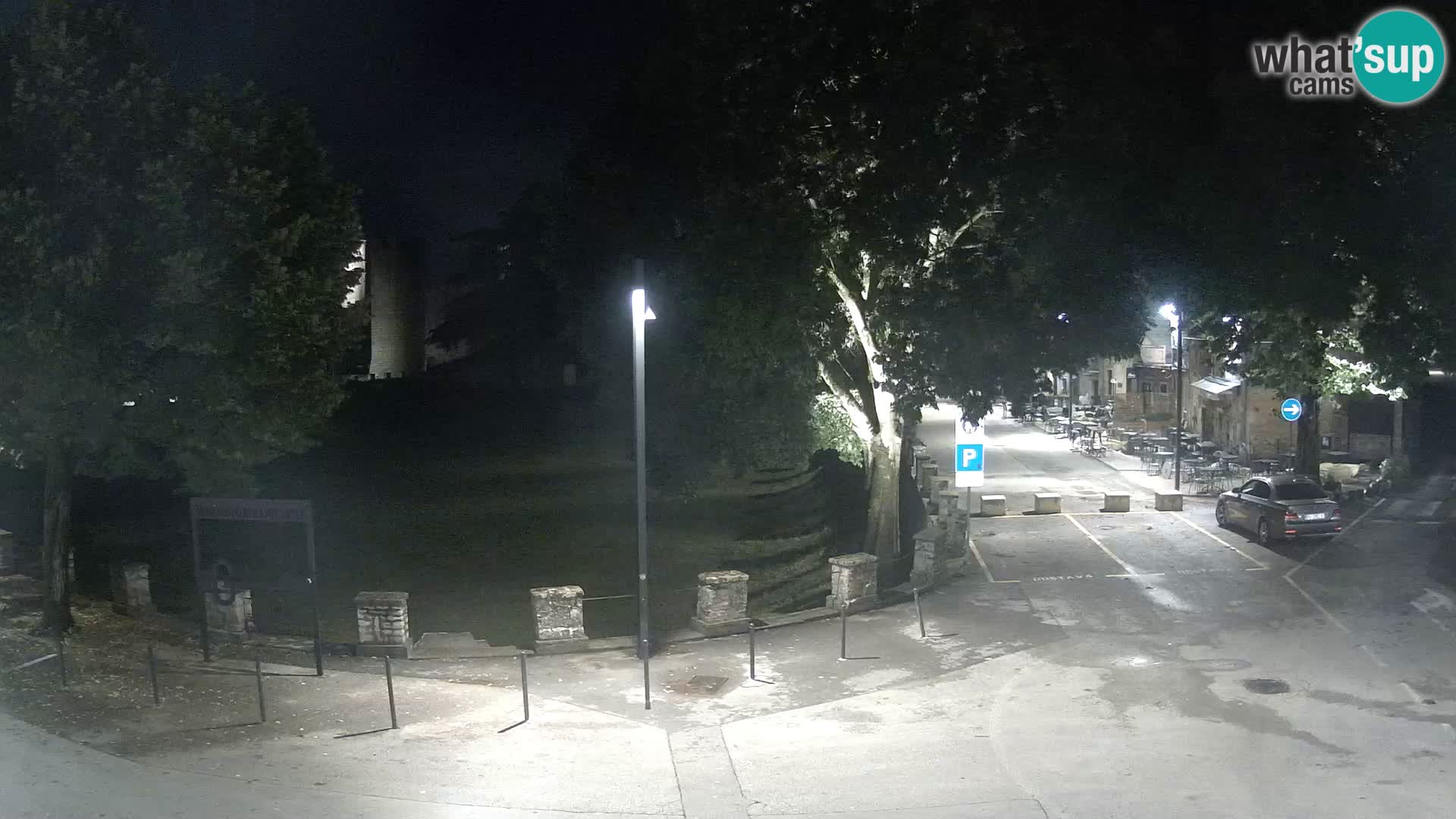 Uživo Svetvinčenat – pogled na dvorac Morosini Grimani – Istra