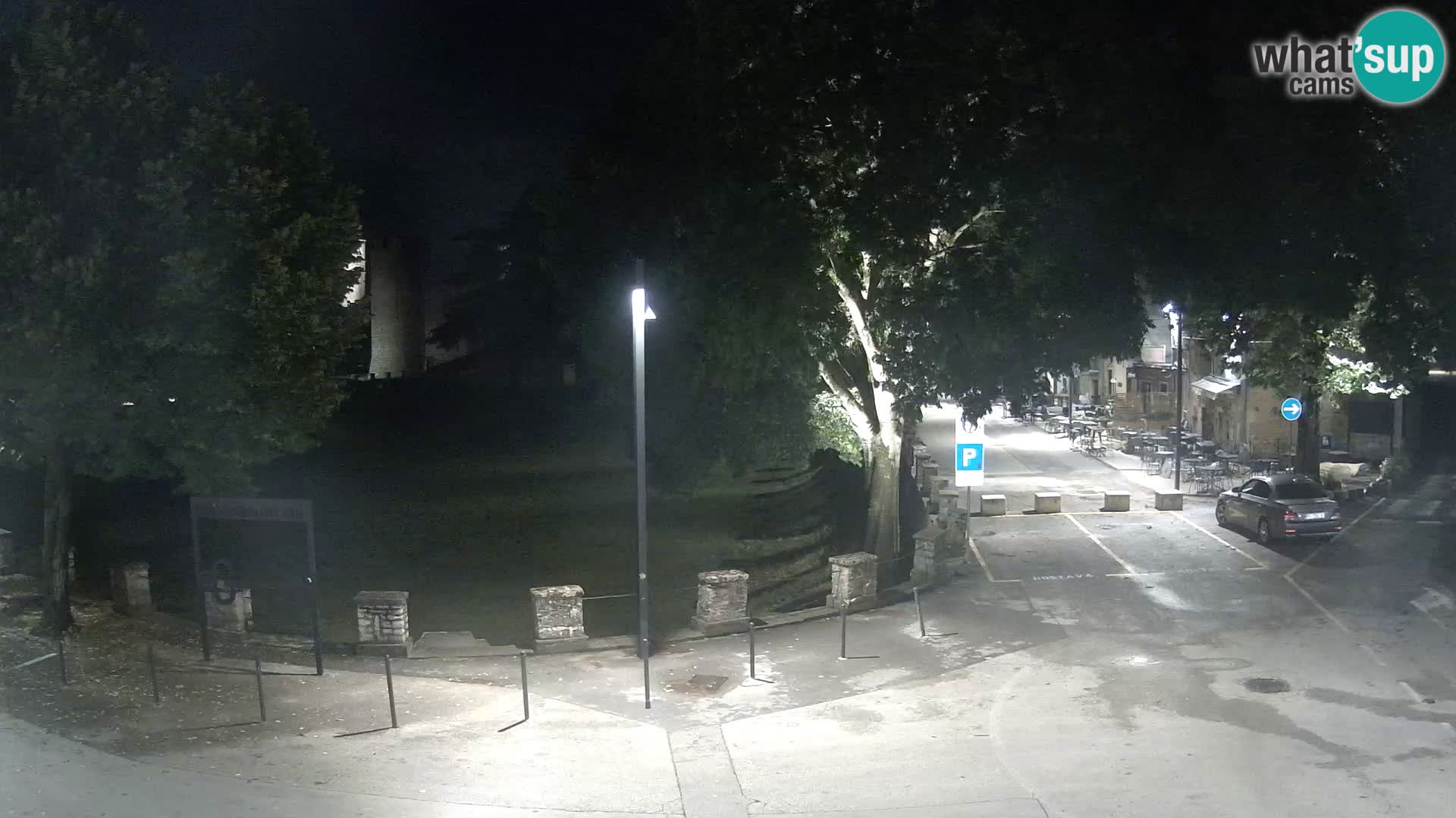 LIVE Svetvinčenat – vista al castillo Morosini Grimani – Istria – Croacia