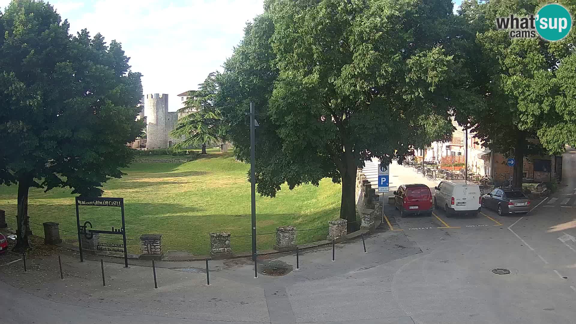 LIVE Svetvinčenat – vista al castillo Morosini Grimani – Istria – Croacia