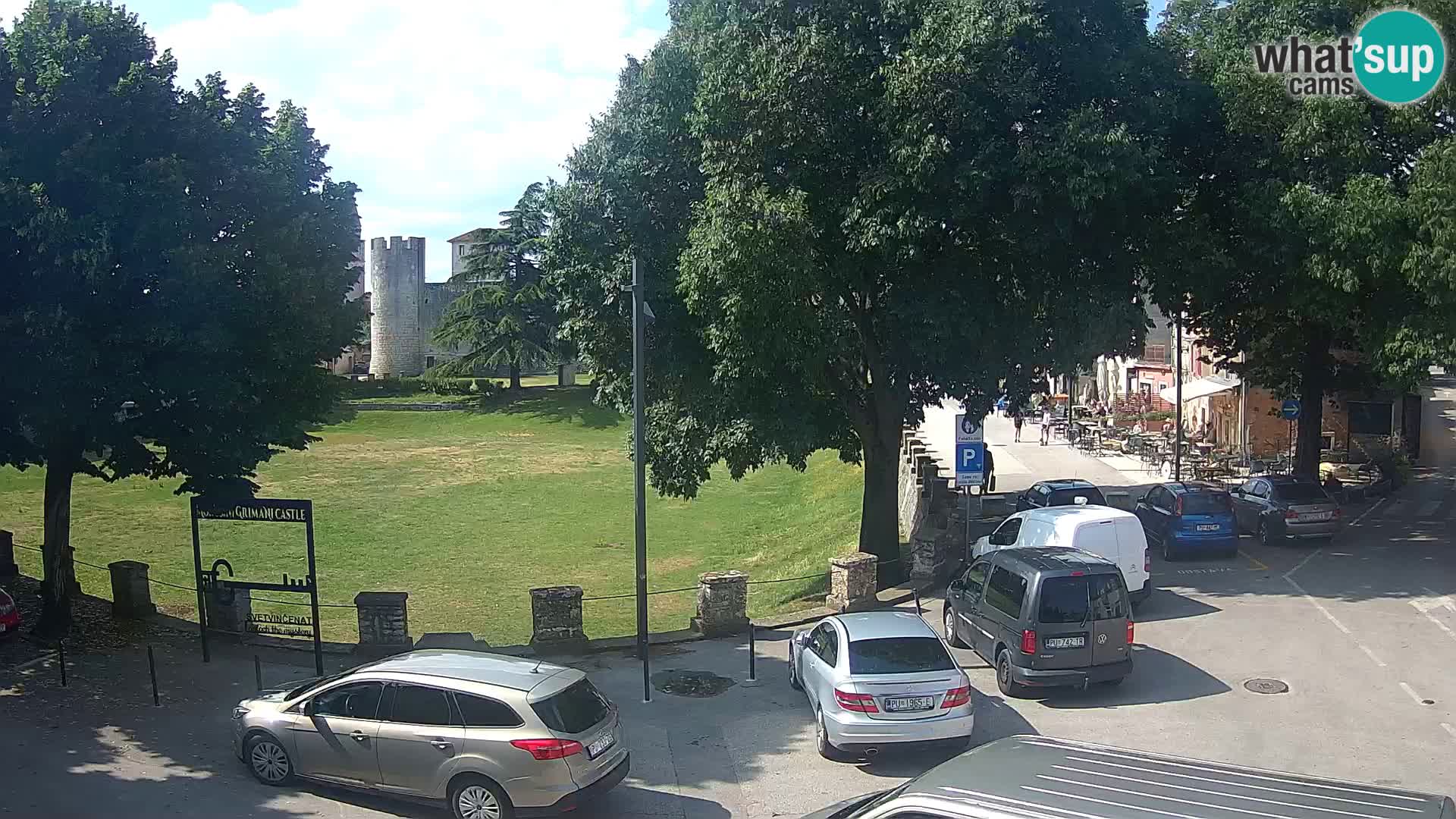 Live Svetvinčenat – view to Castle Morosini Grimani – Istria – Croatia