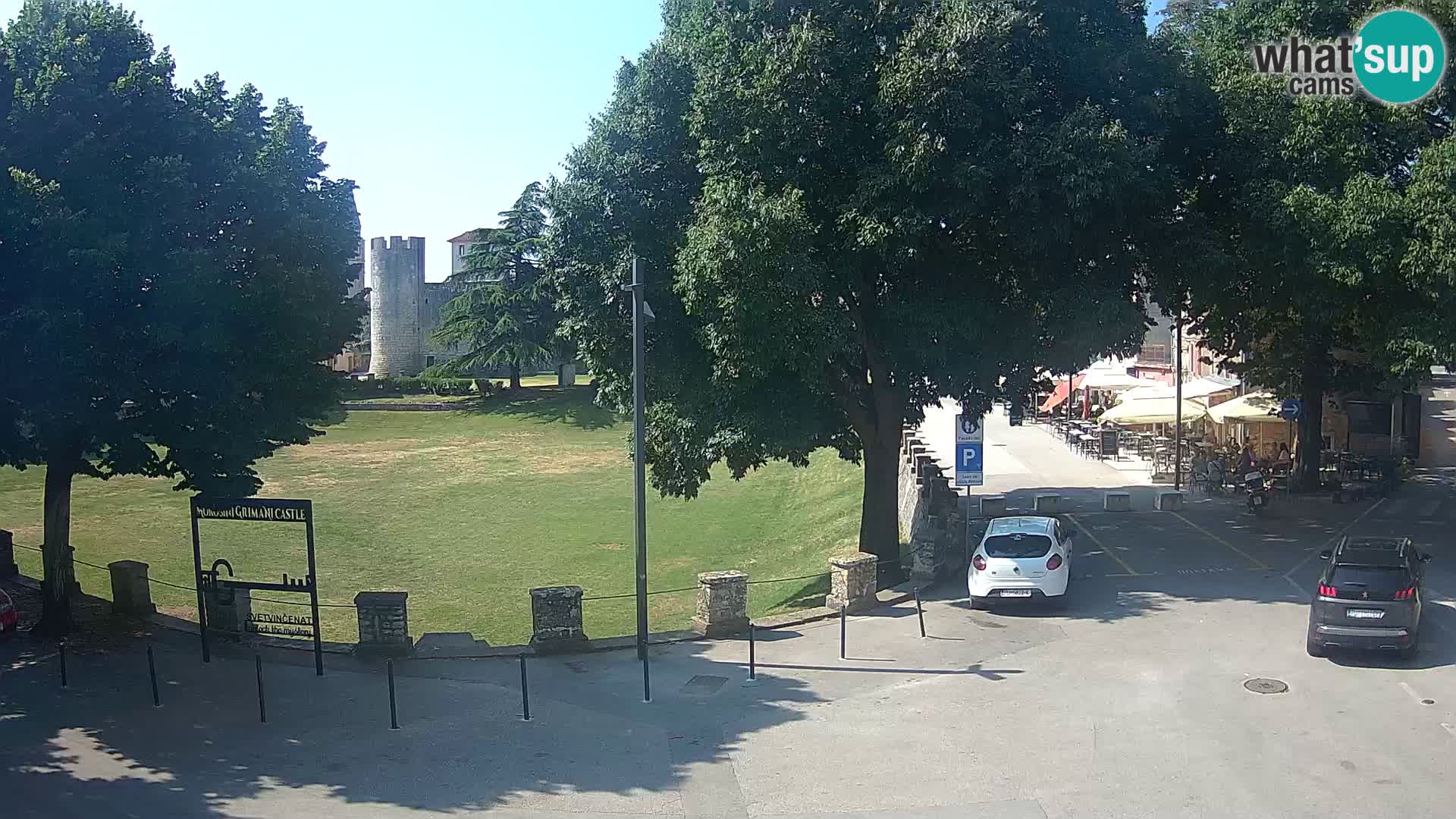 LIVE Svetvinčenat – vista al castillo Morosini Grimani – Istria – Croacia