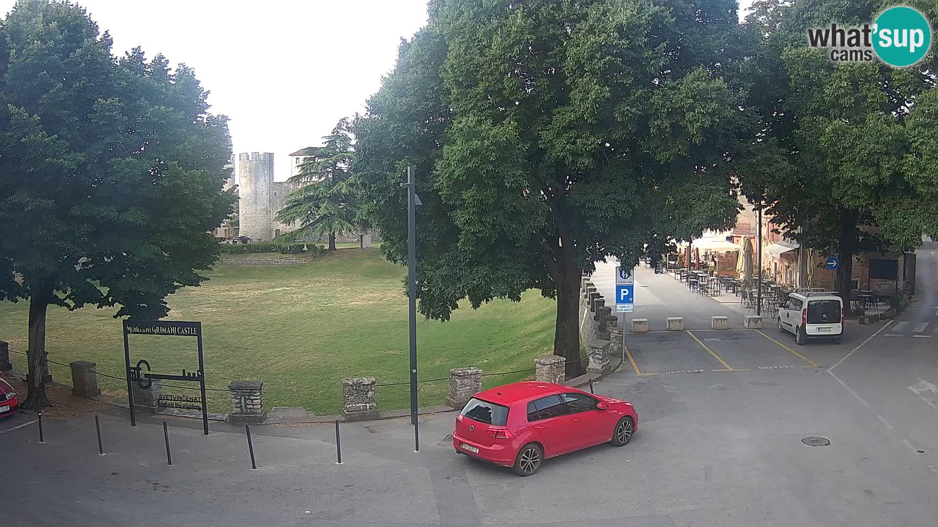 LIVE Svetvinčenat – vista al castillo Morosini Grimani – Istria – Croacia