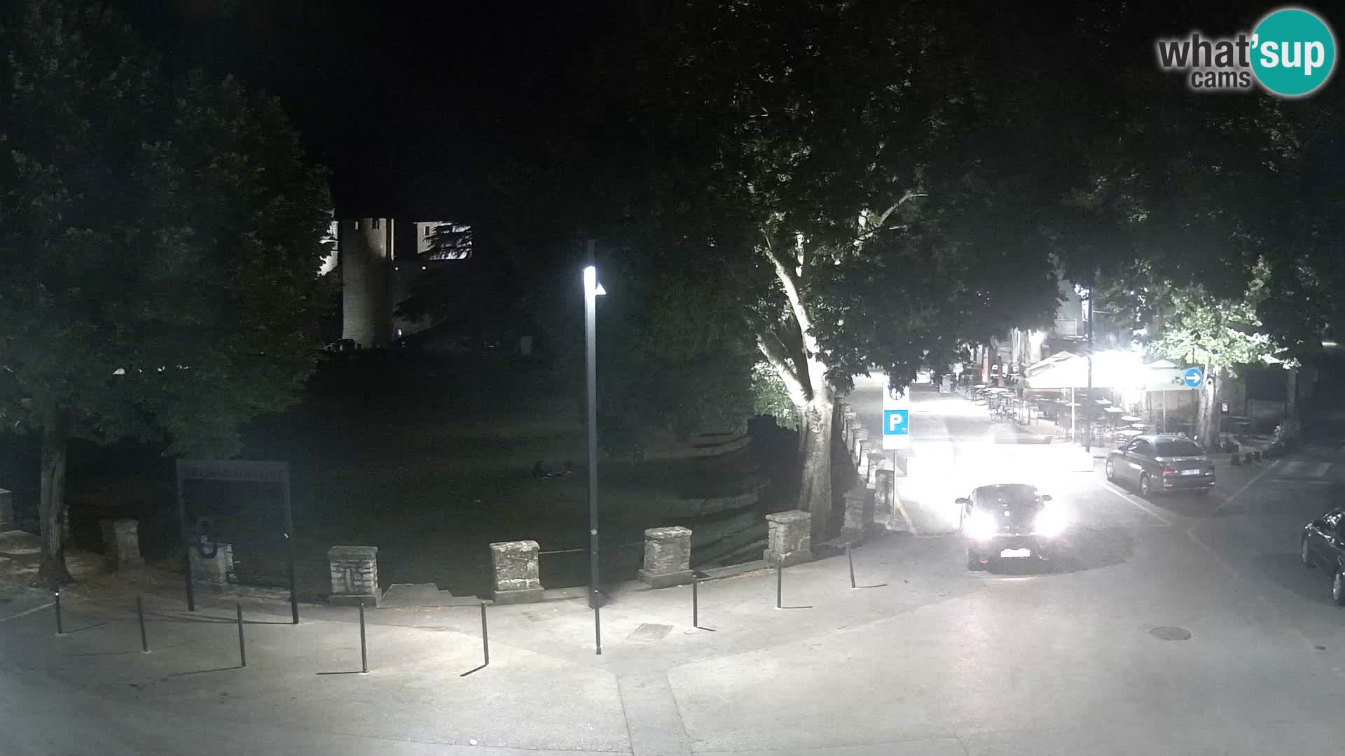 LIVE Svetvinčenat – vista al castillo Morosini Grimani – Istria – Croacia
