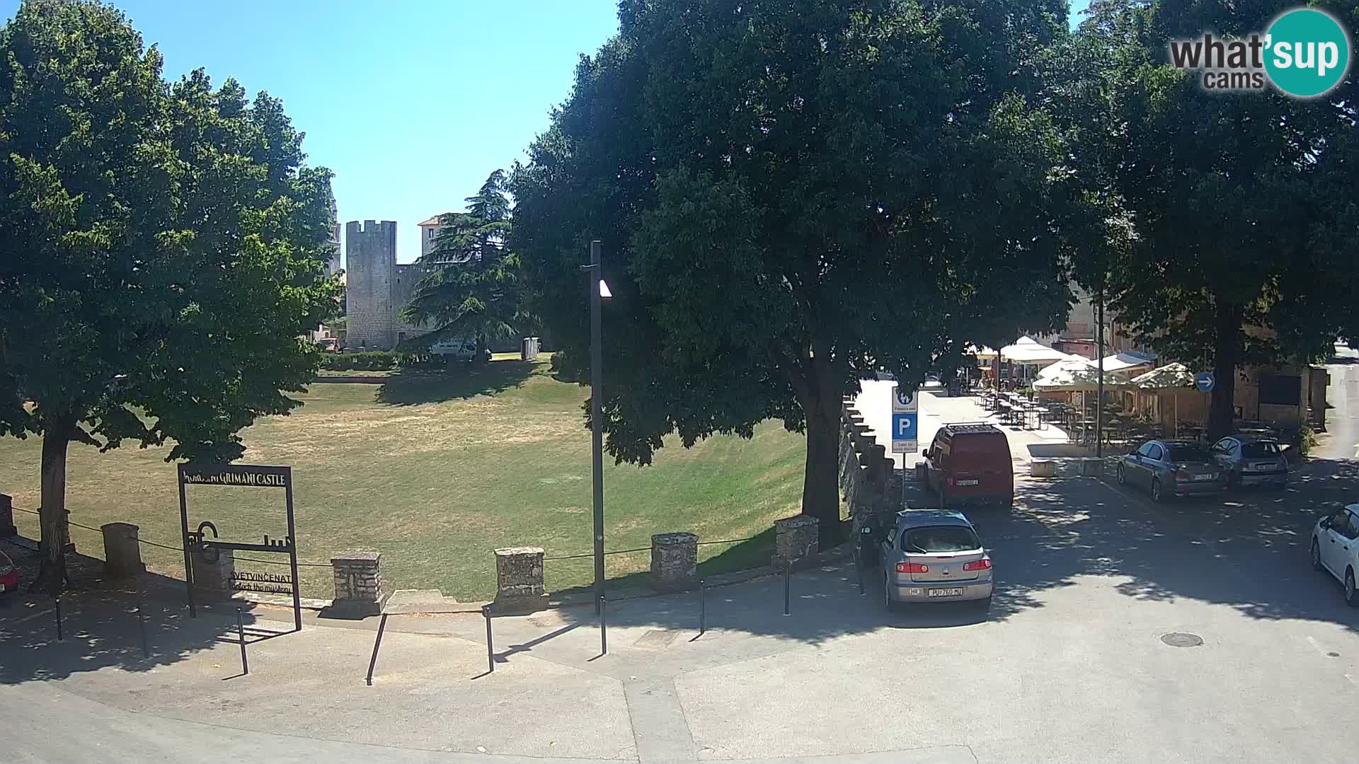 LIVE Svetvinčenat – vista al castillo Morosini Grimani – Istria – Croacia