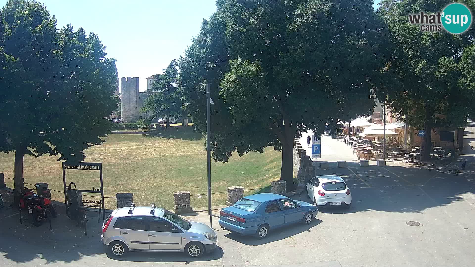LIVE Svetvinčenat – vista al castillo Morosini Grimani – Istria – Croacia