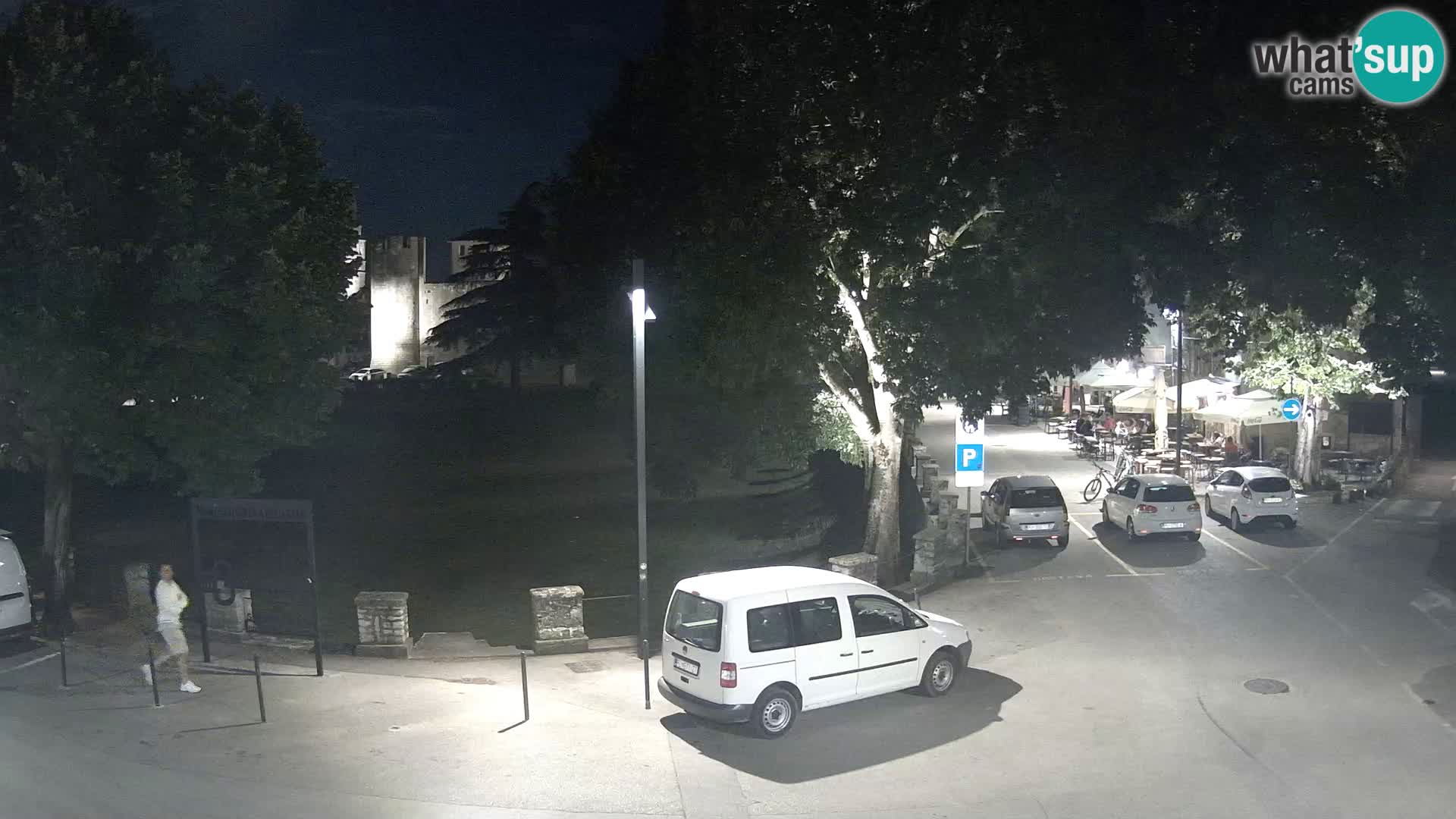 Svetvinčenat v živo – pogled na grad Morosini Grimani – Istra – Hrvaška
