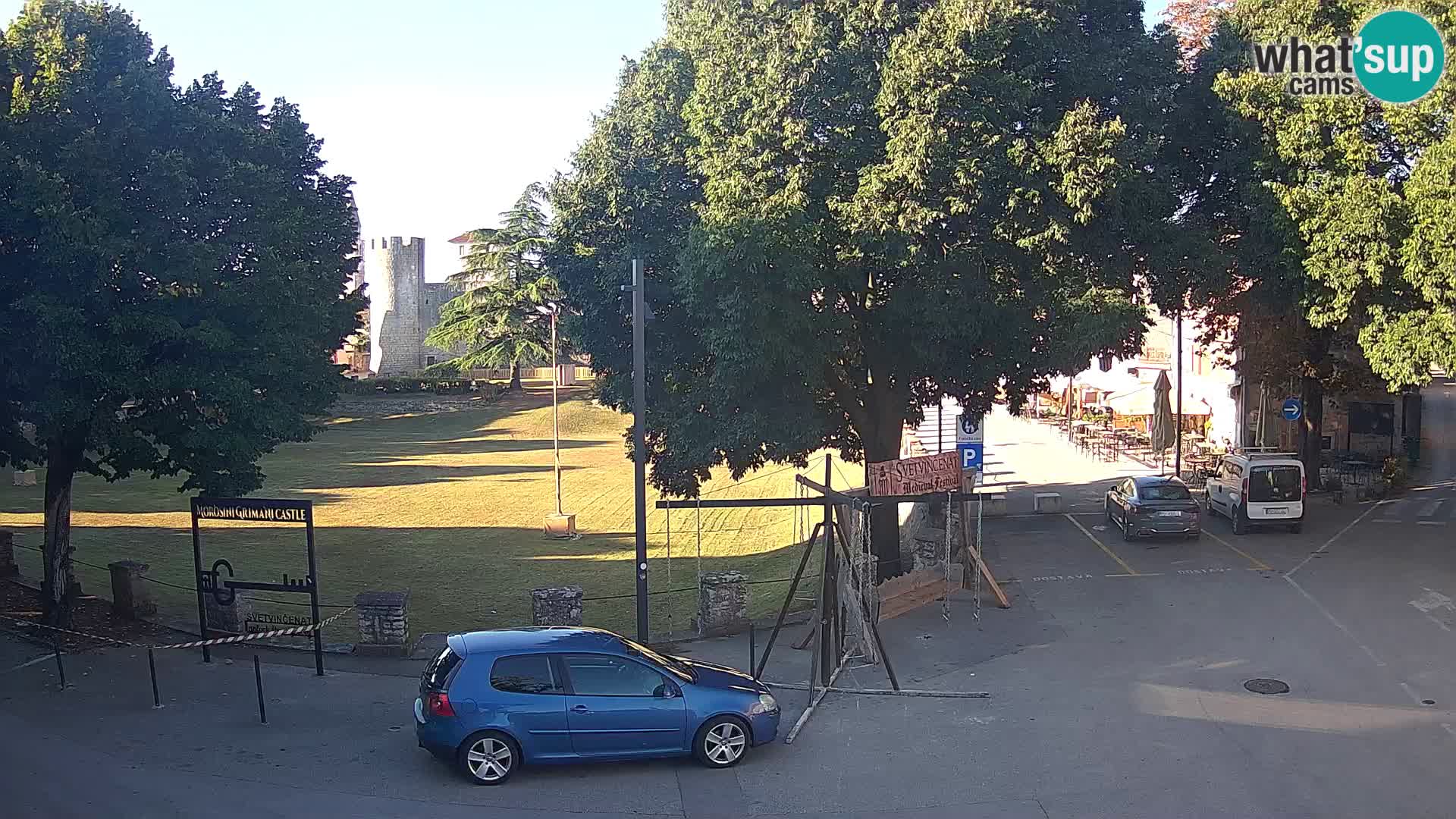 LIVE Svetvinčenat – vista al castillo Morosini Grimani – Istria – Croacia