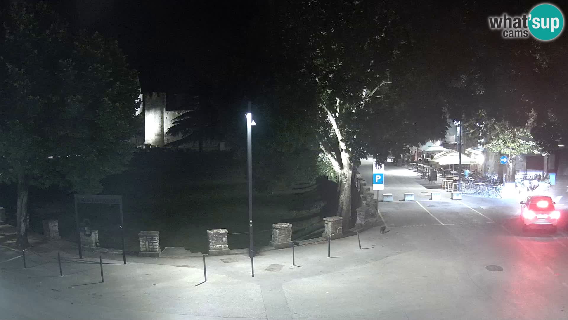 Live Svetvinčenat – Blick auf Schloss Morosini Grimani – Istrien – Kroatien