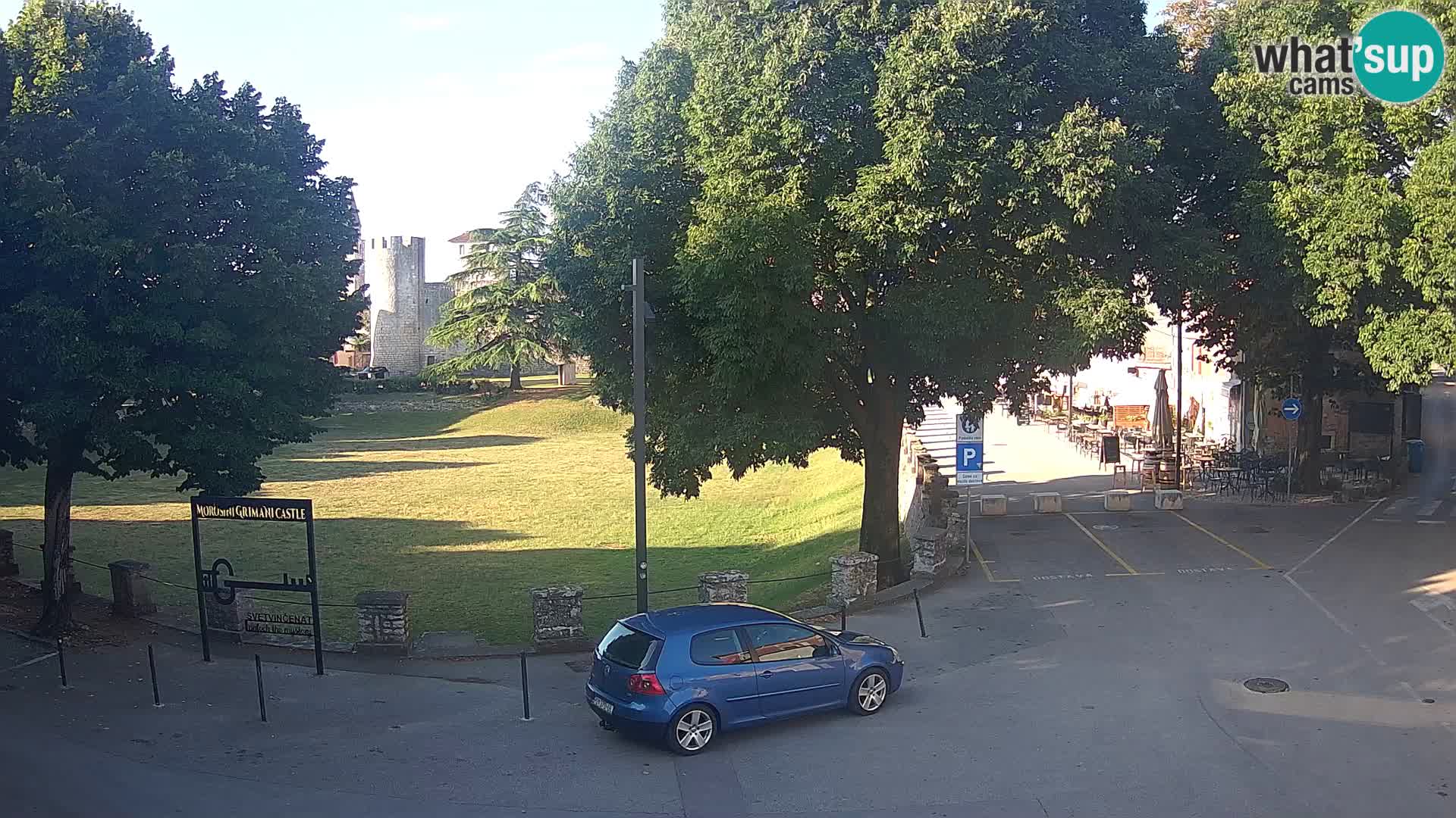 LIVE Svetvinčenat – vista al castillo Morosini Grimani – Istria – Croacia