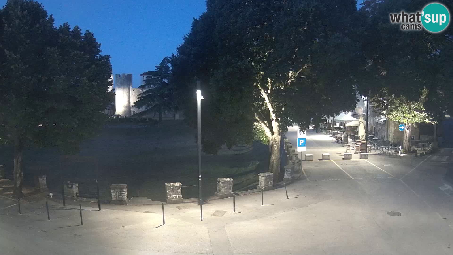 Live Svetvinčenat (Sanvincenti) – vista sul castello Morosini Grimani – Istria – Croazia