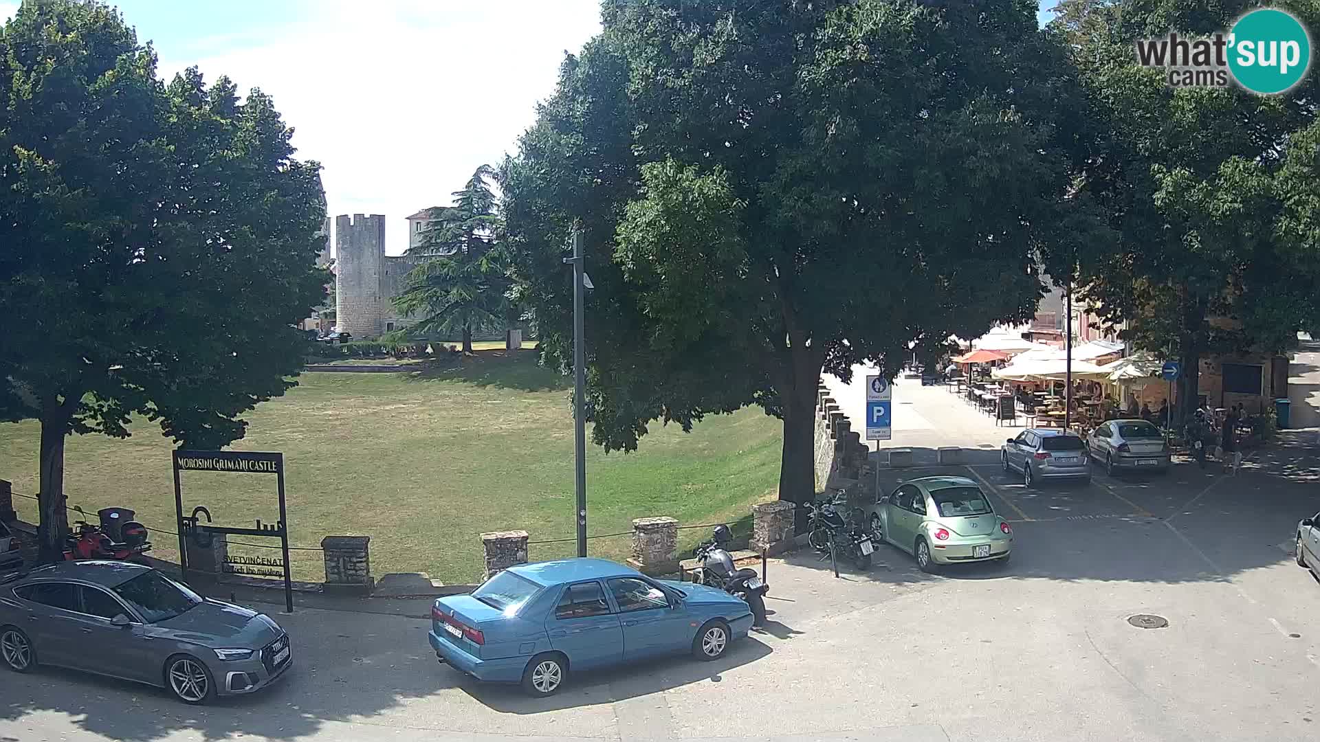 LIVE Svetvinčenat – vista al castillo Morosini Grimani – Istria – Croacia